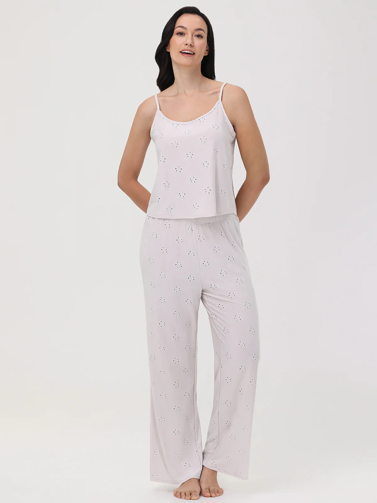 Pointelle Flower Cami