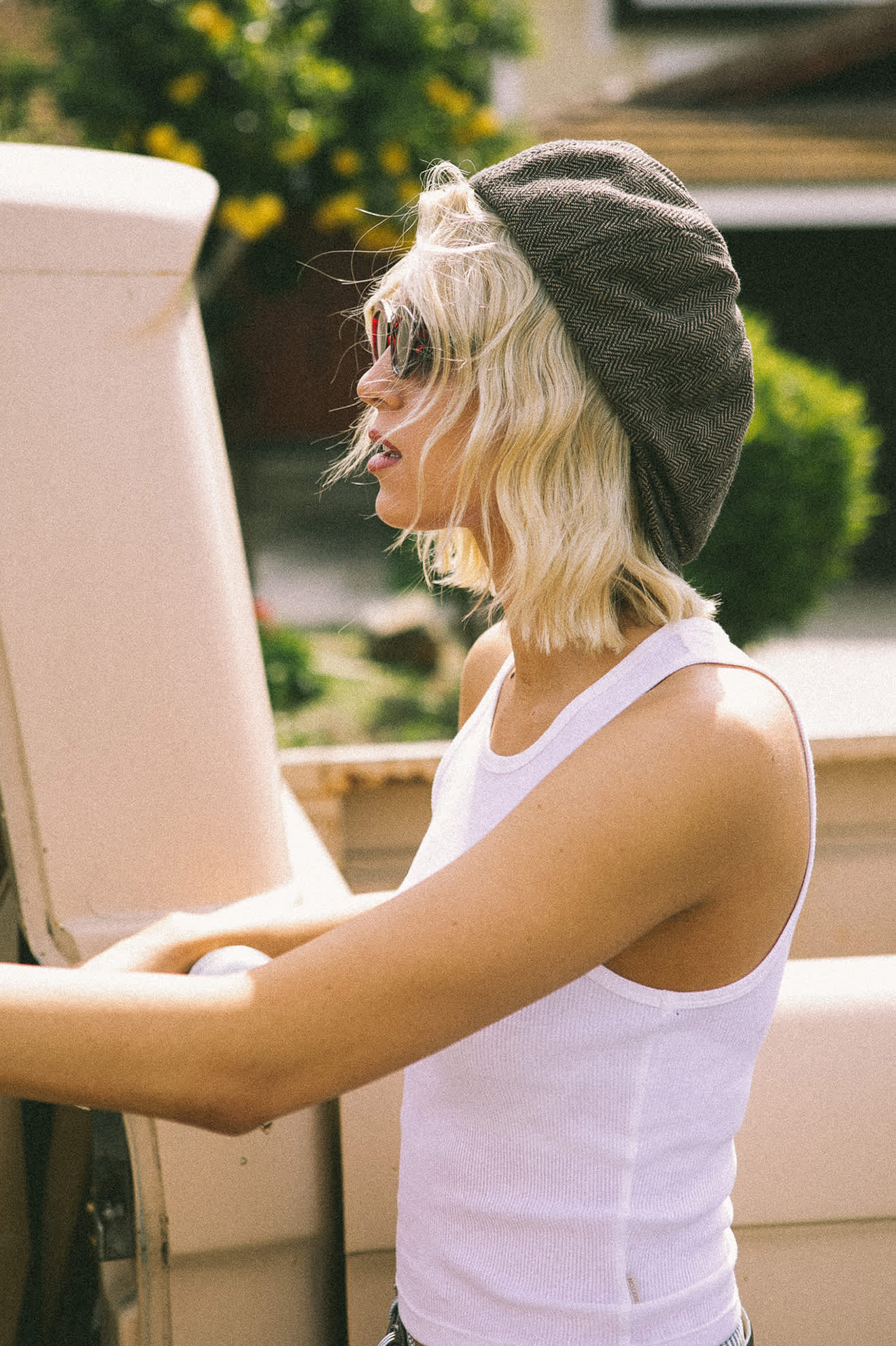 Brood Newsboy Cap - Brown/Khaki
