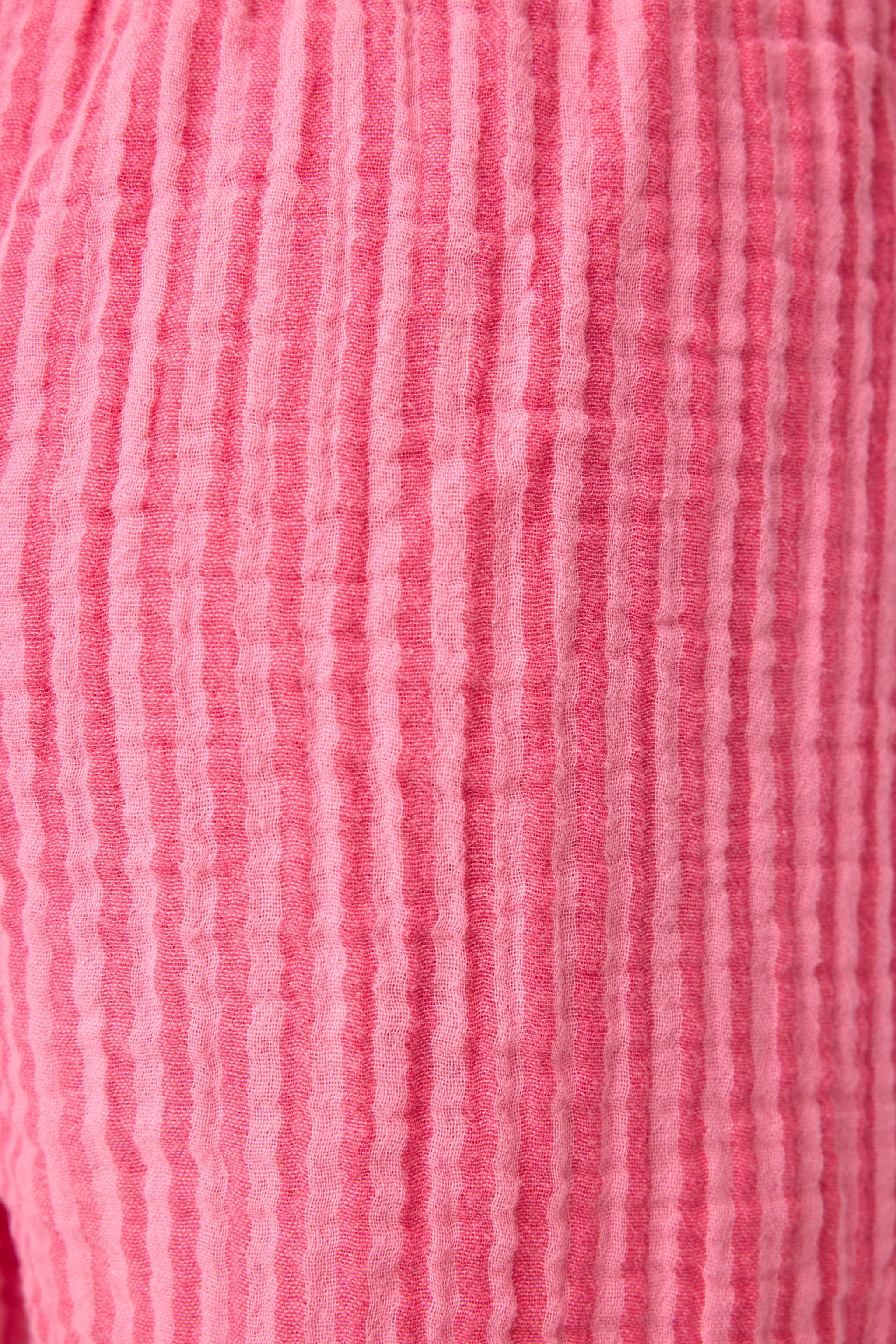 Back From the Beach Striped Gauze Shorts