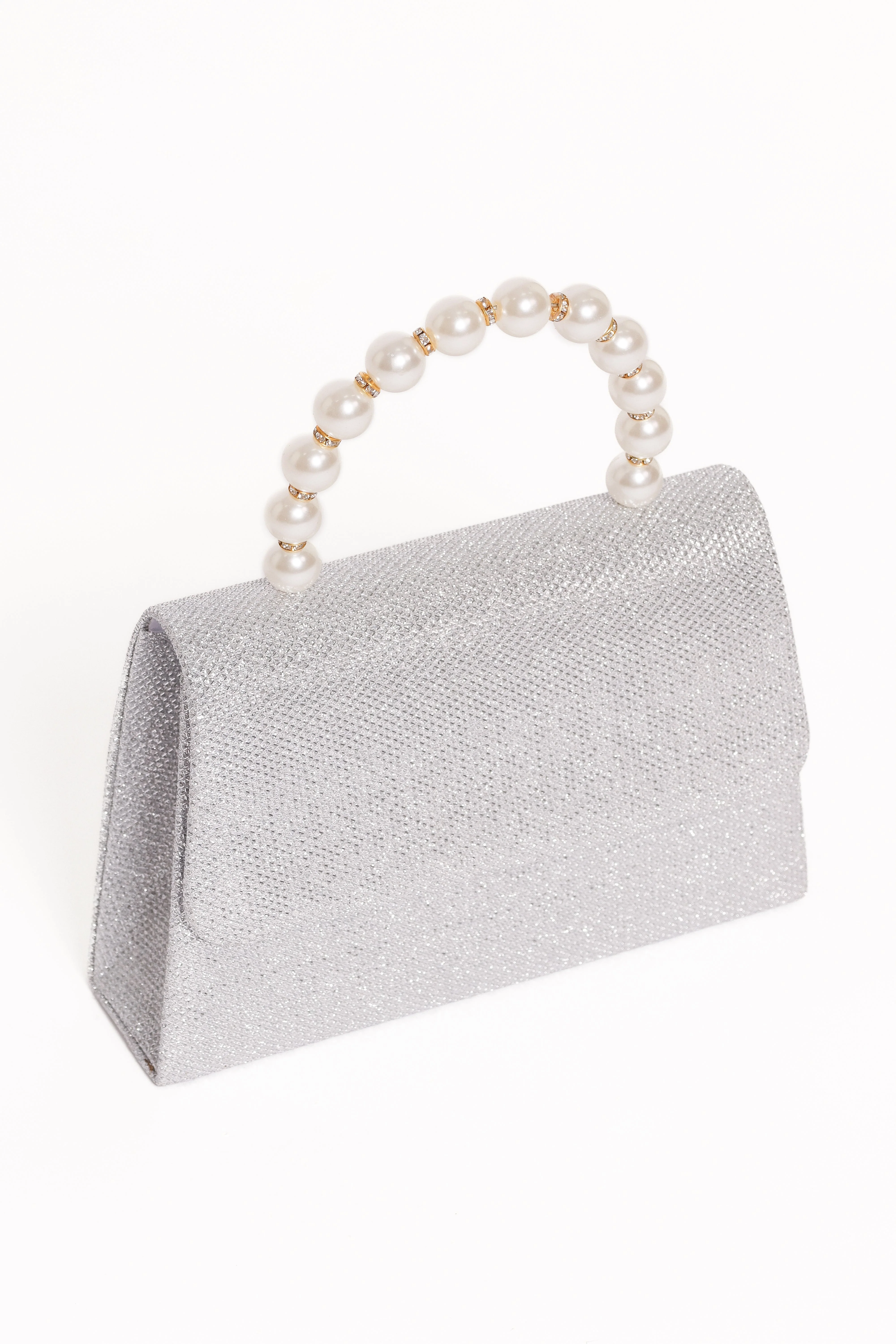 Jenn Embellished Bag - Champagne/Pearl