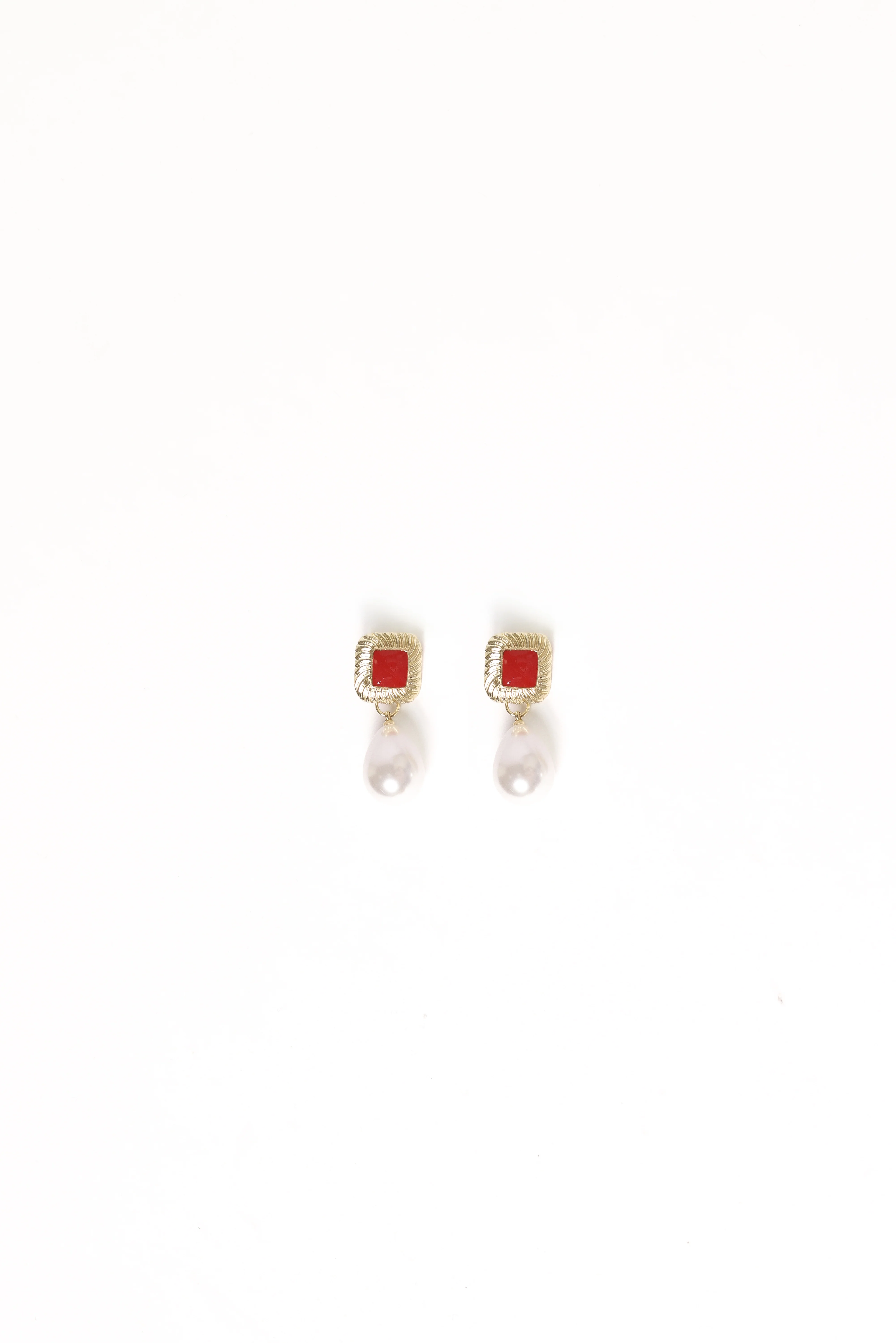 Rosalind Earrings - Gold/Pearl