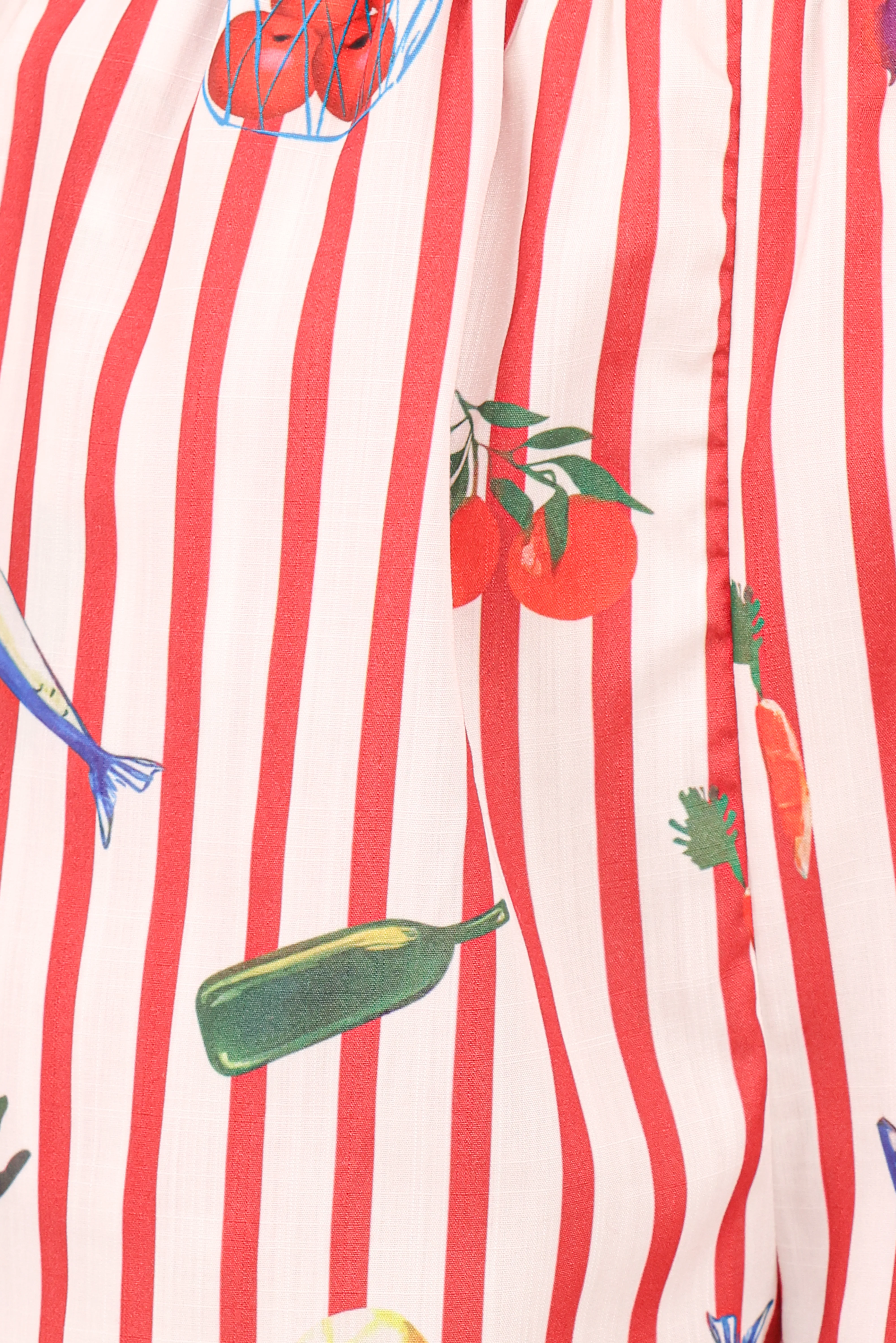 Krystal Short Set - Red Stripe