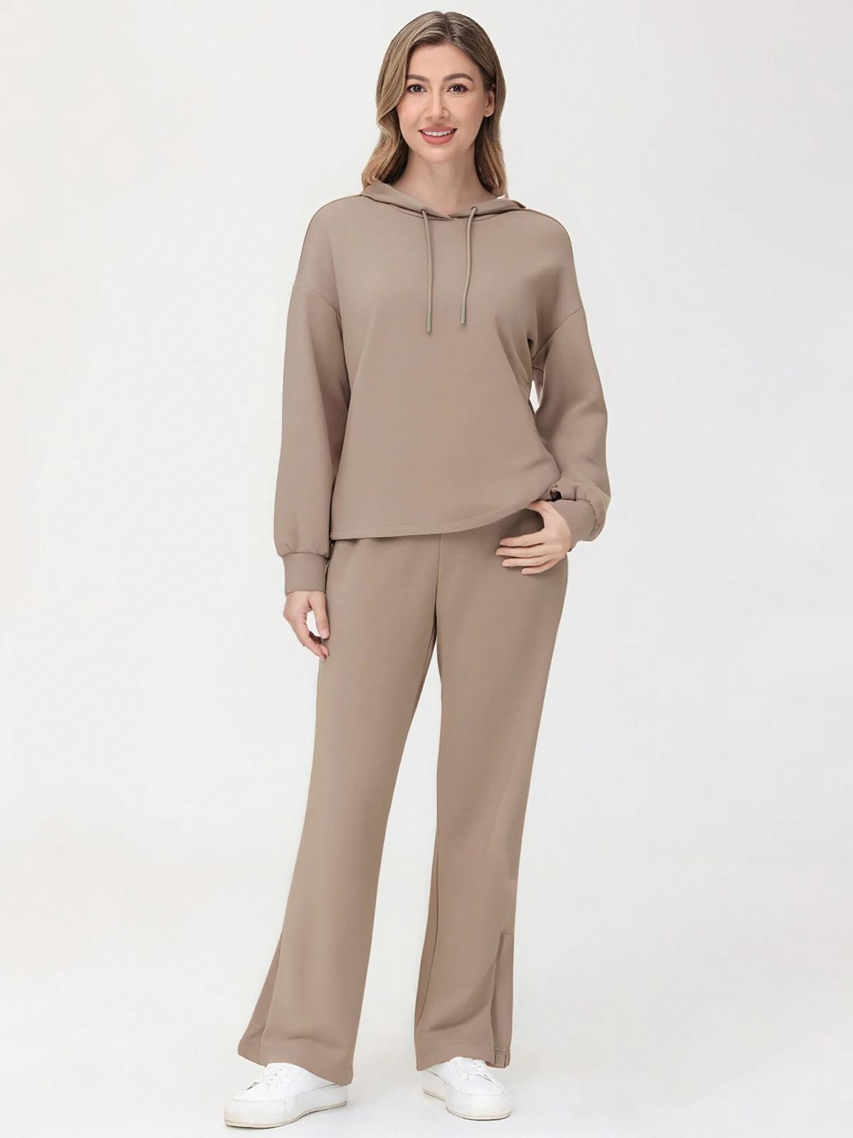 High-Rise Wide Leg Track Pants