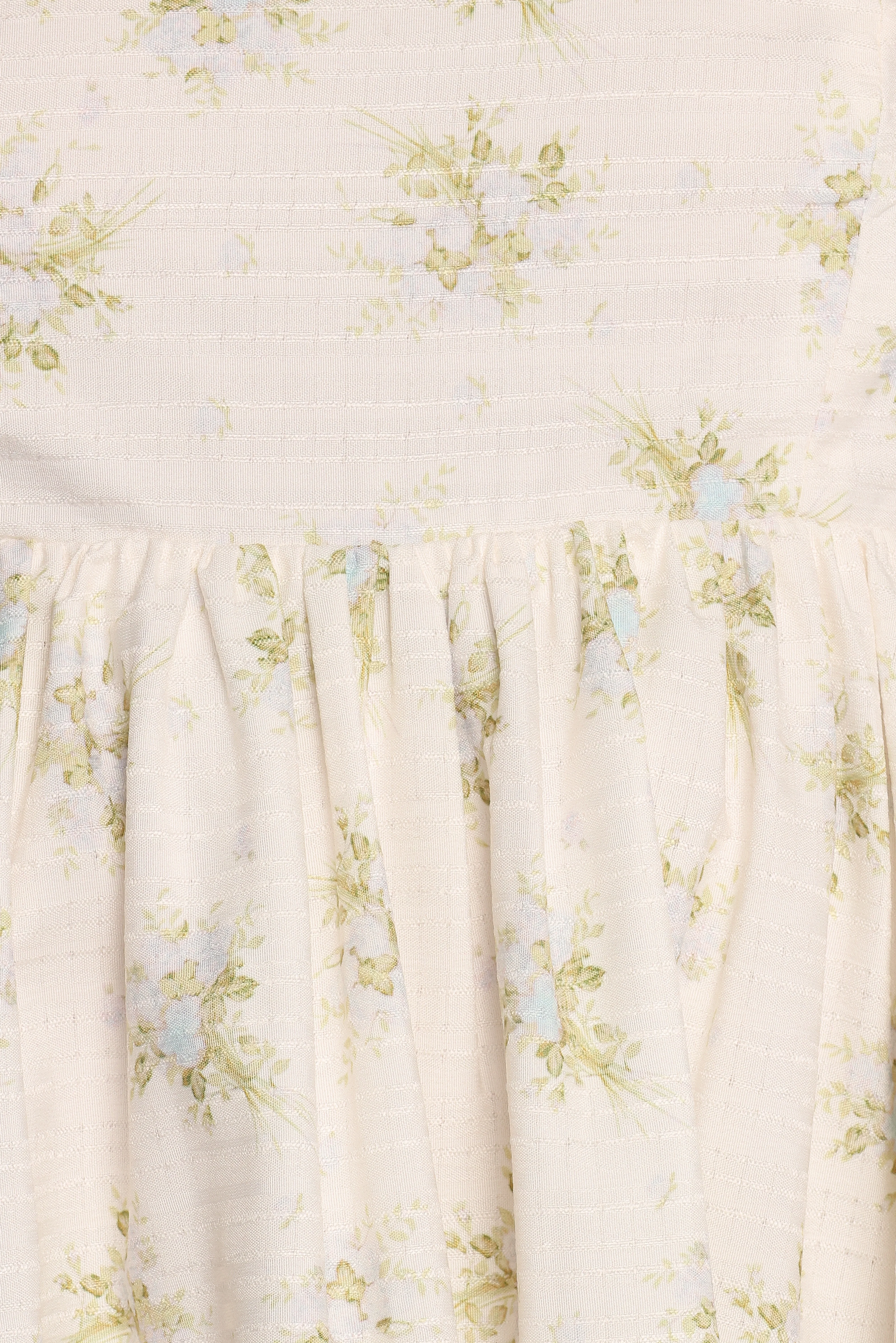 Indira Mini Dress - Ivory Blue Floral