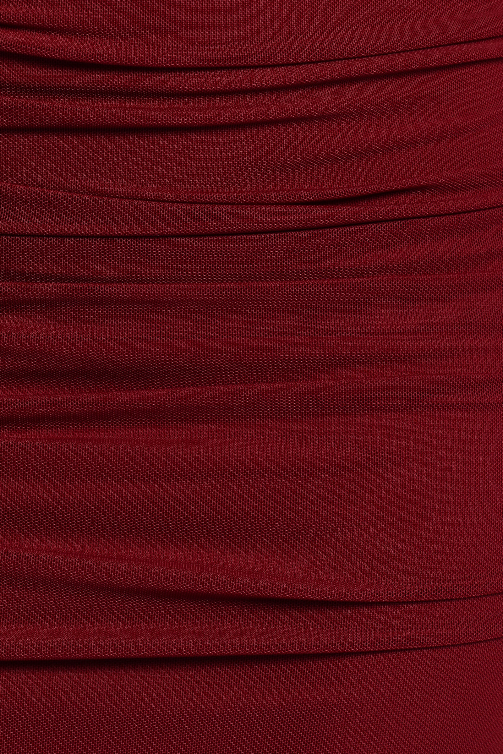 Wella Ruched Knit Top - Berry