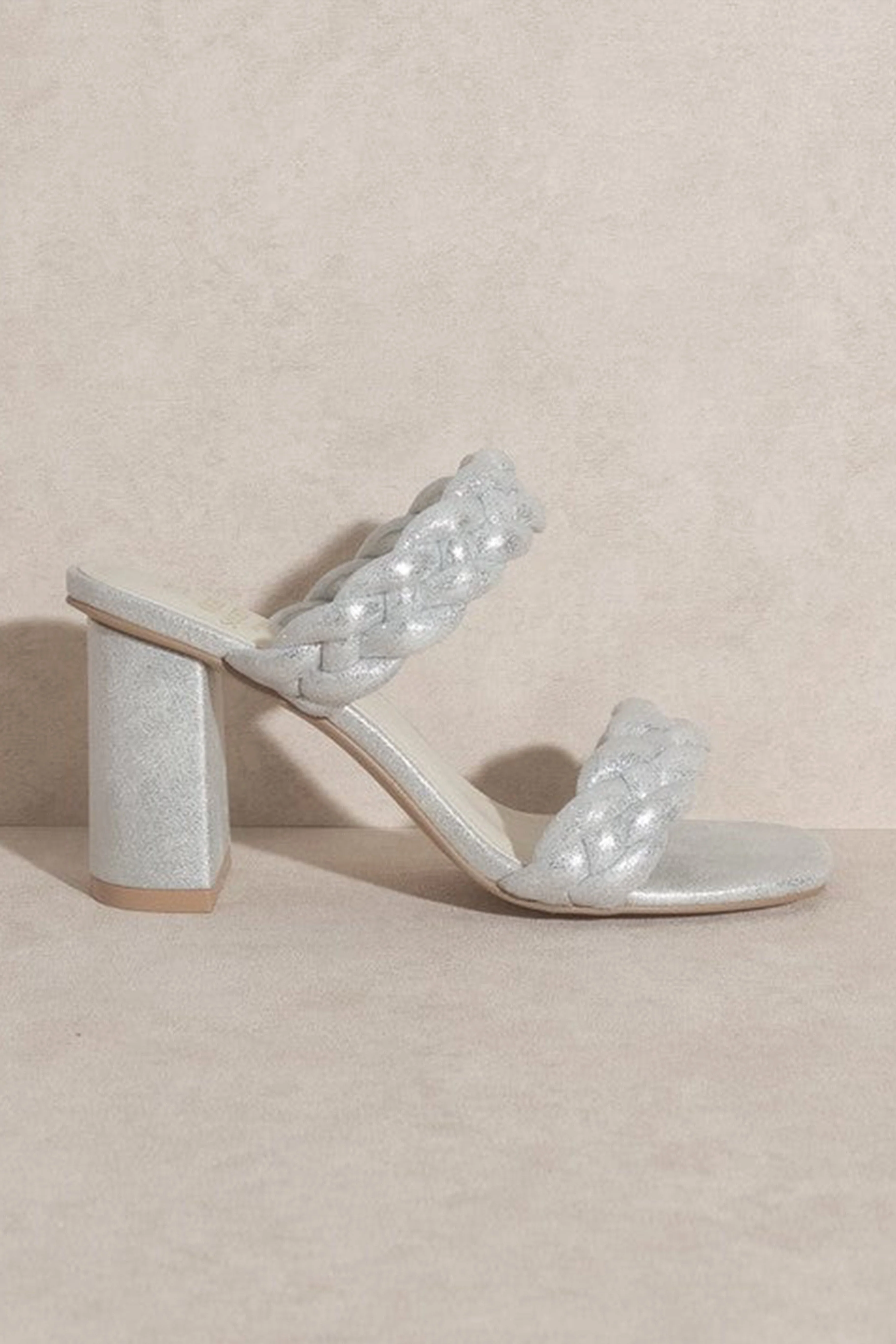 Savannah Metallic Heel - Silver