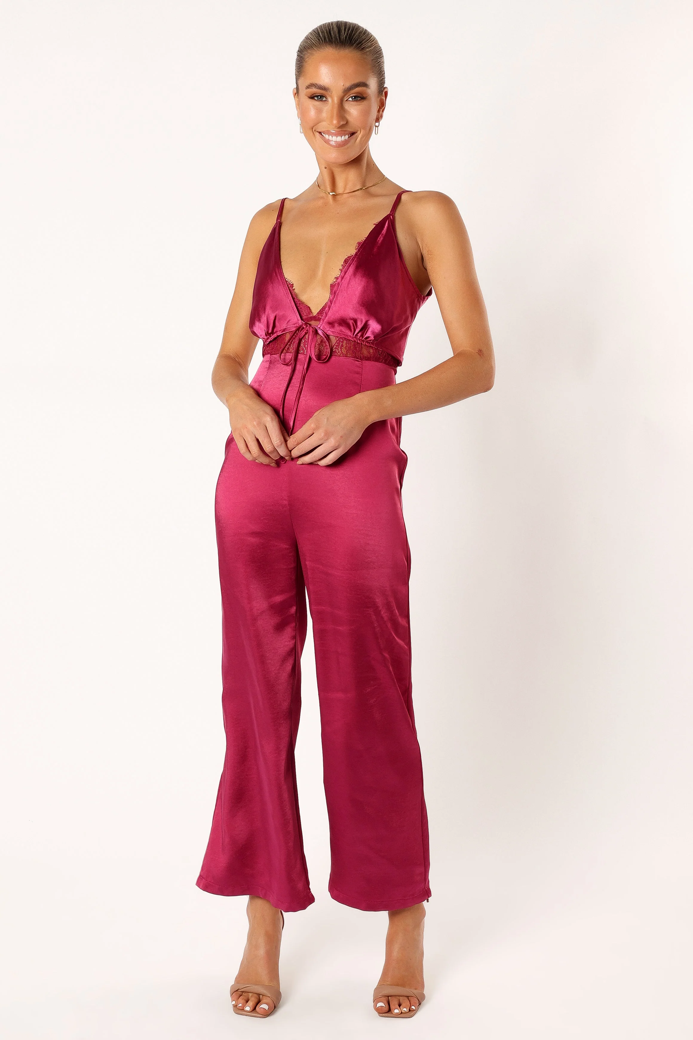 Lilian Jumpsuit - Berry