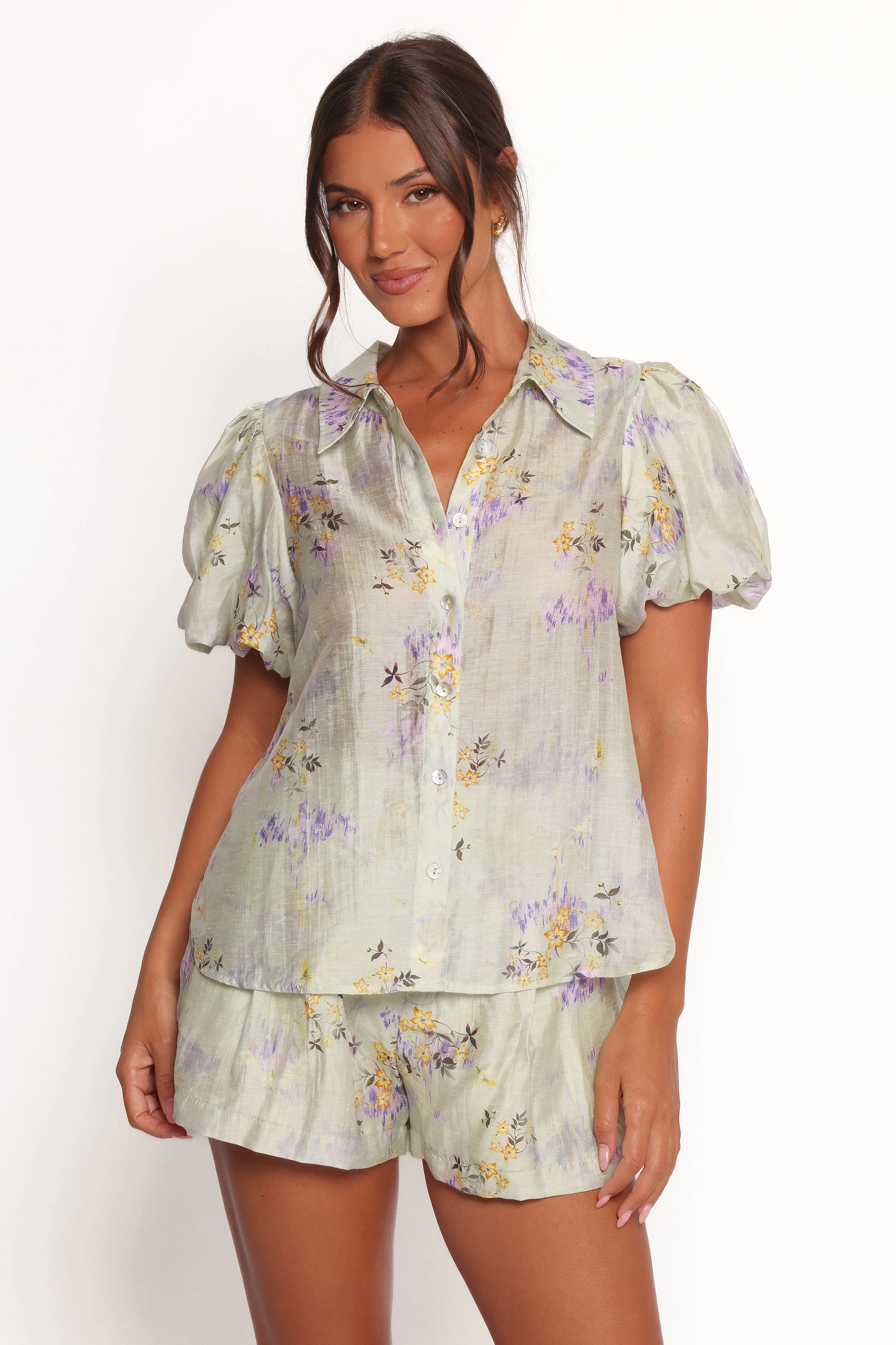 Mimii Short Set - Light Sage