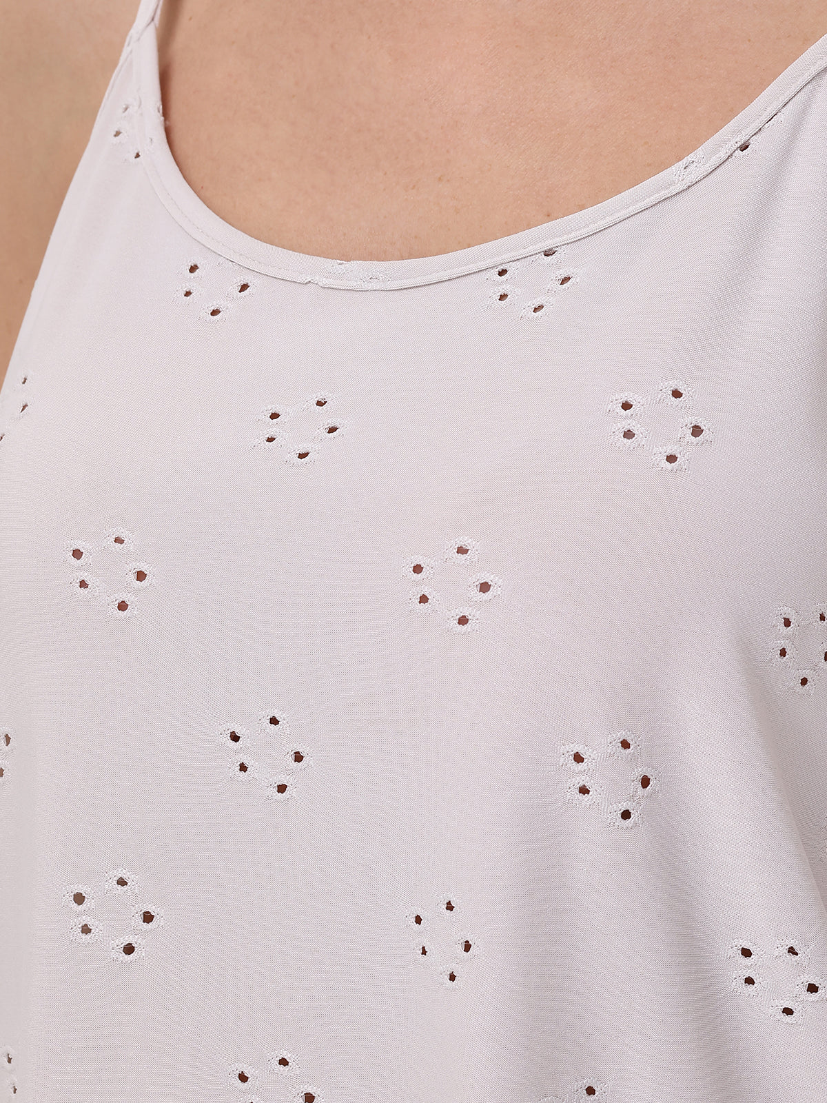 Pointelle Flower Cami