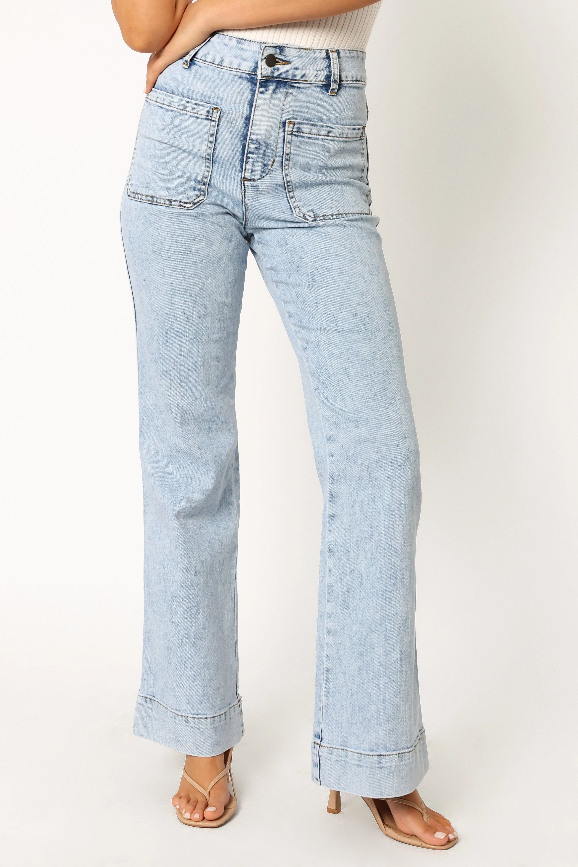 Nico Wide Leg Jean - Blue