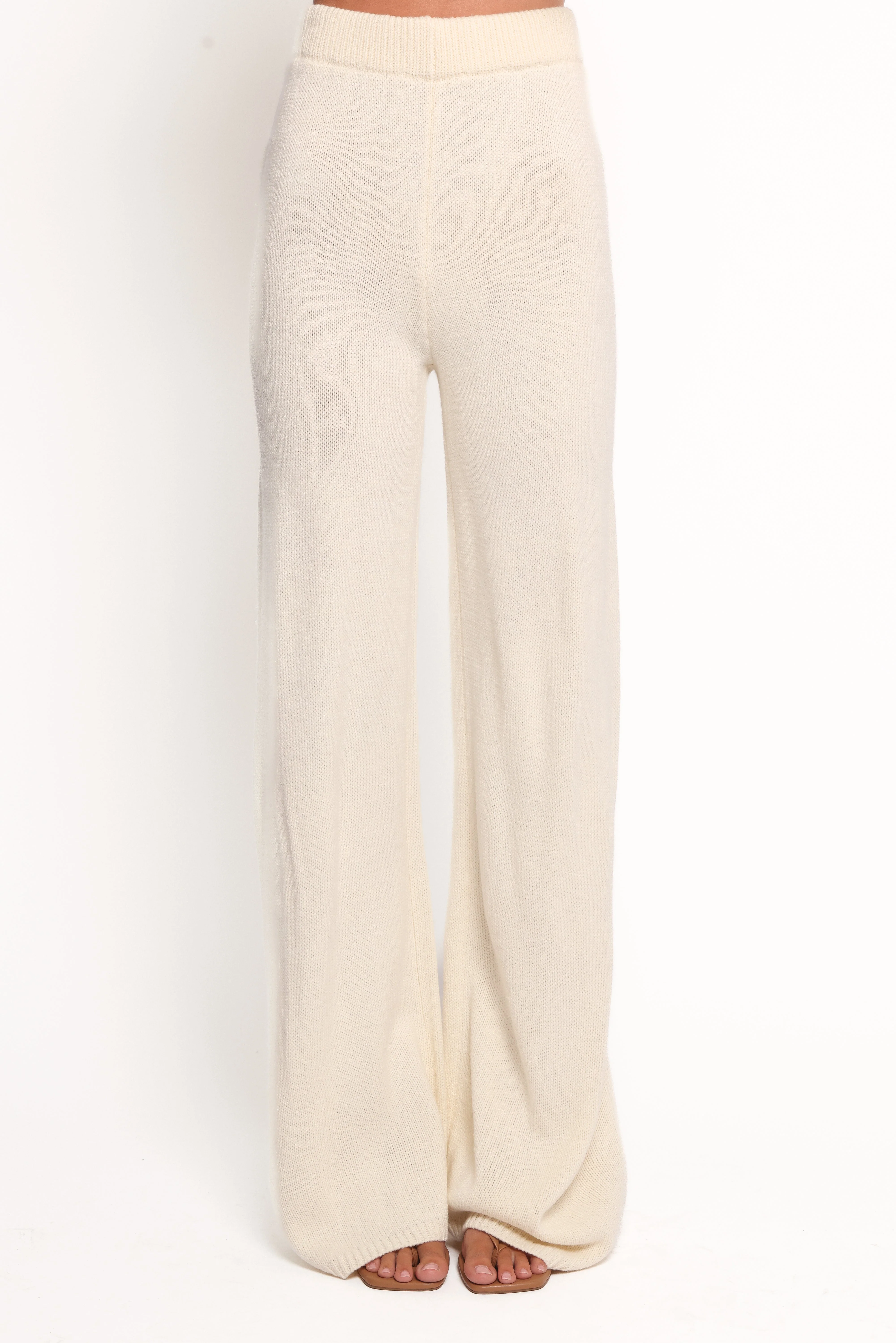 Remii Knit Pant Set - Ivory
