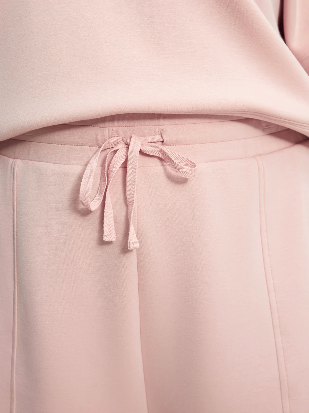 Plus Belted Pintuck Shorts