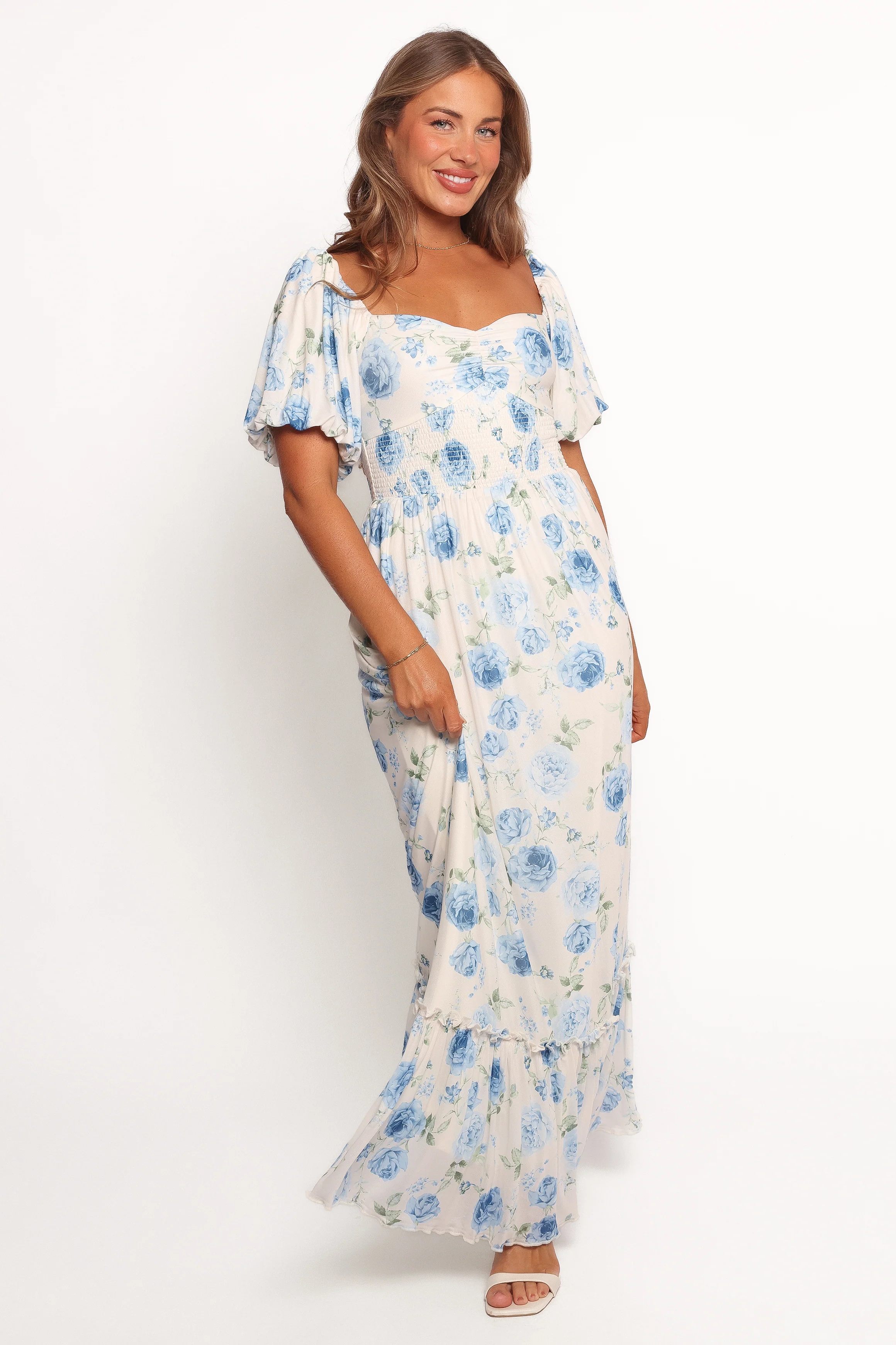 Devon Maxi Short Sleeve Dress - Summer Song