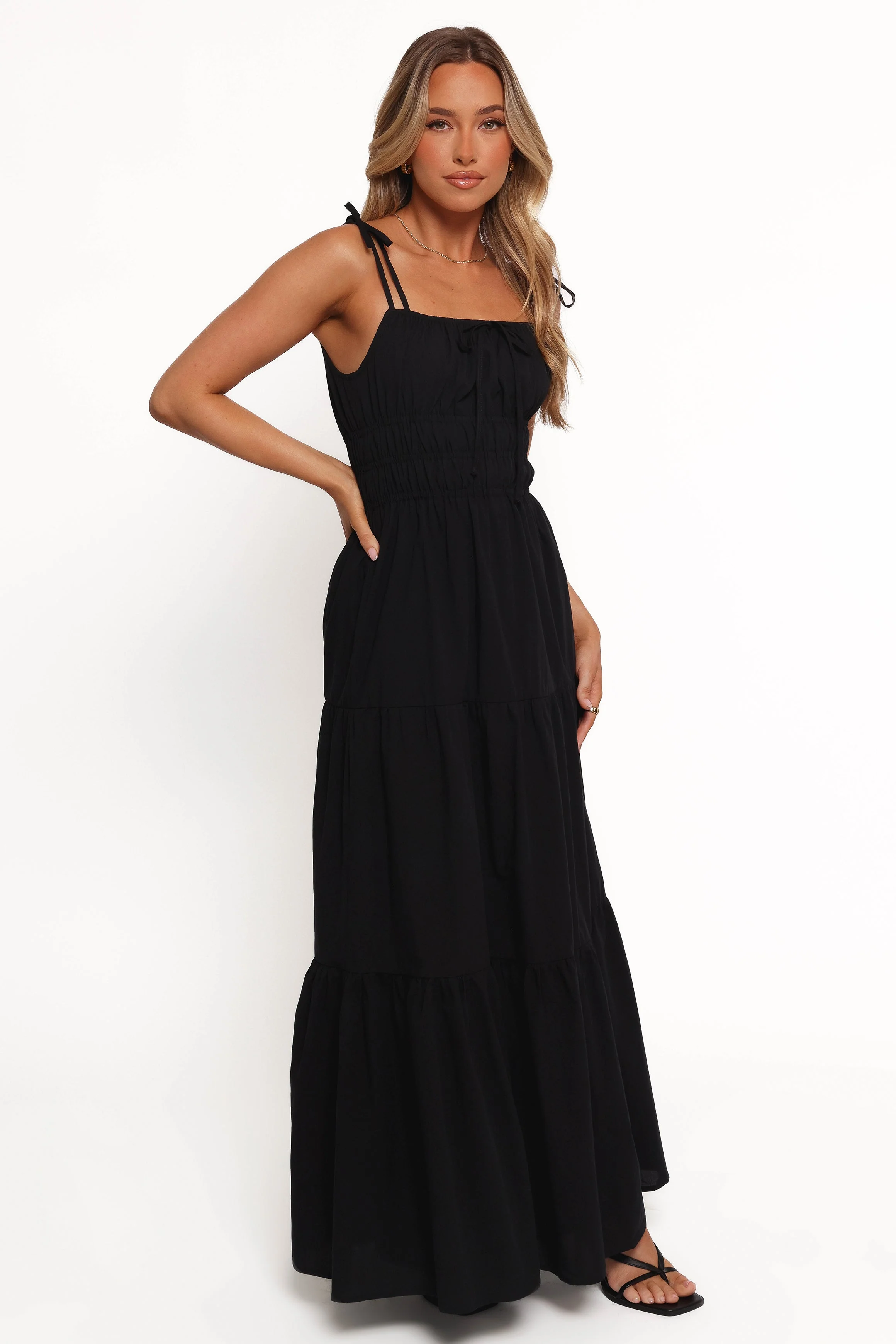 Ione Maxi Dress - Black