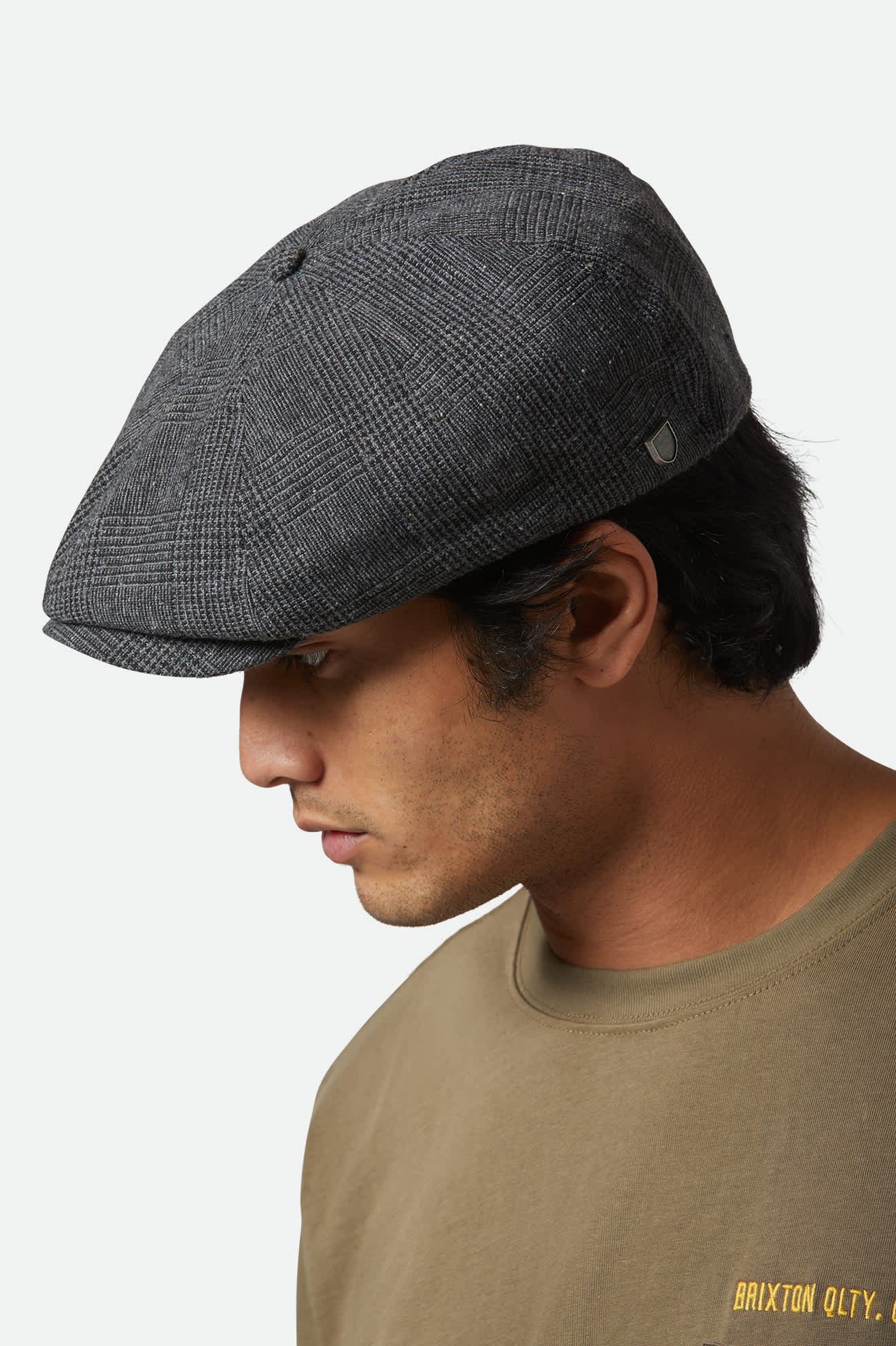 Brood Newsboy Cap - Grey/Black
