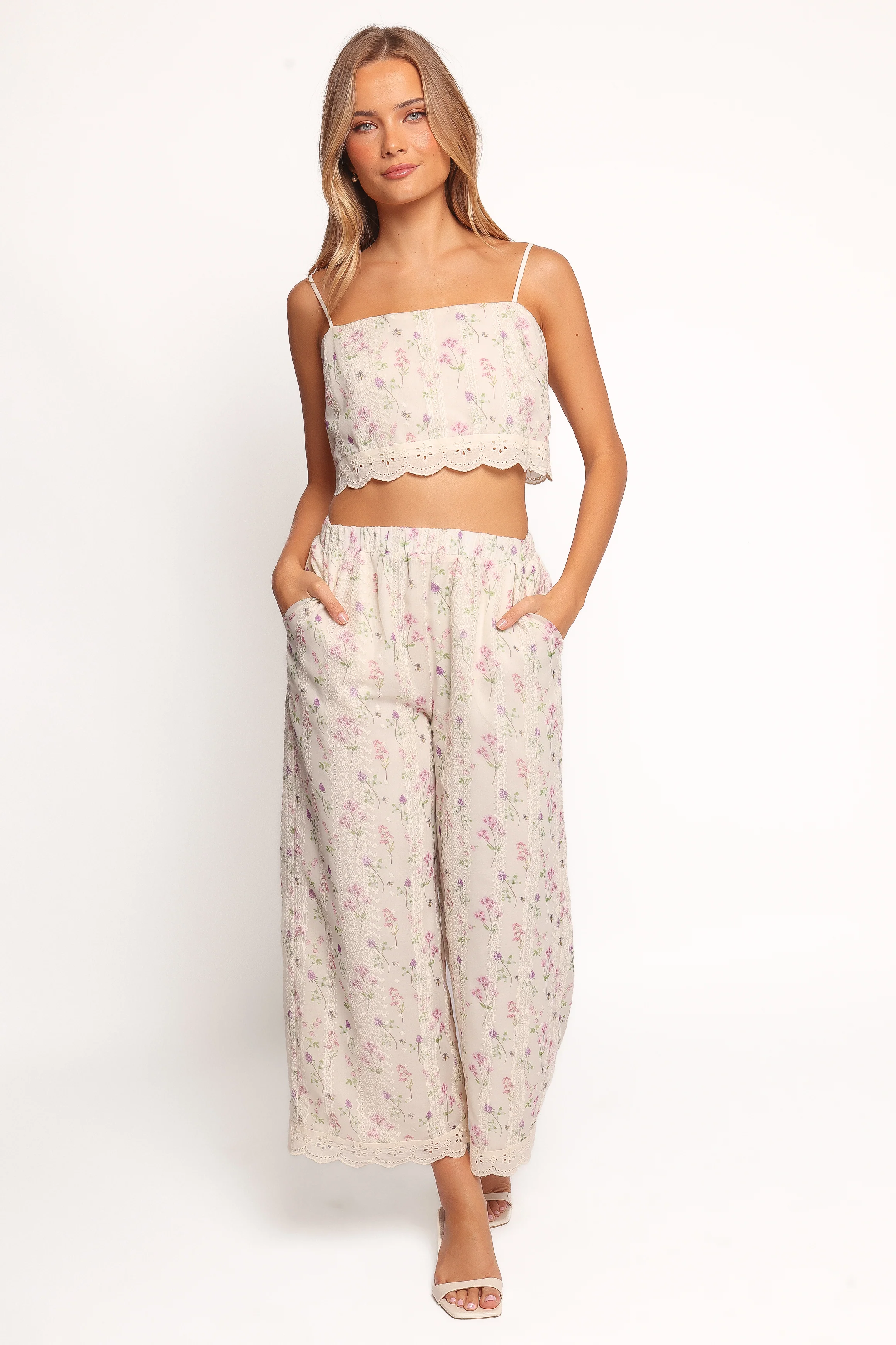 Alison Two Piece Set - Pink Floral