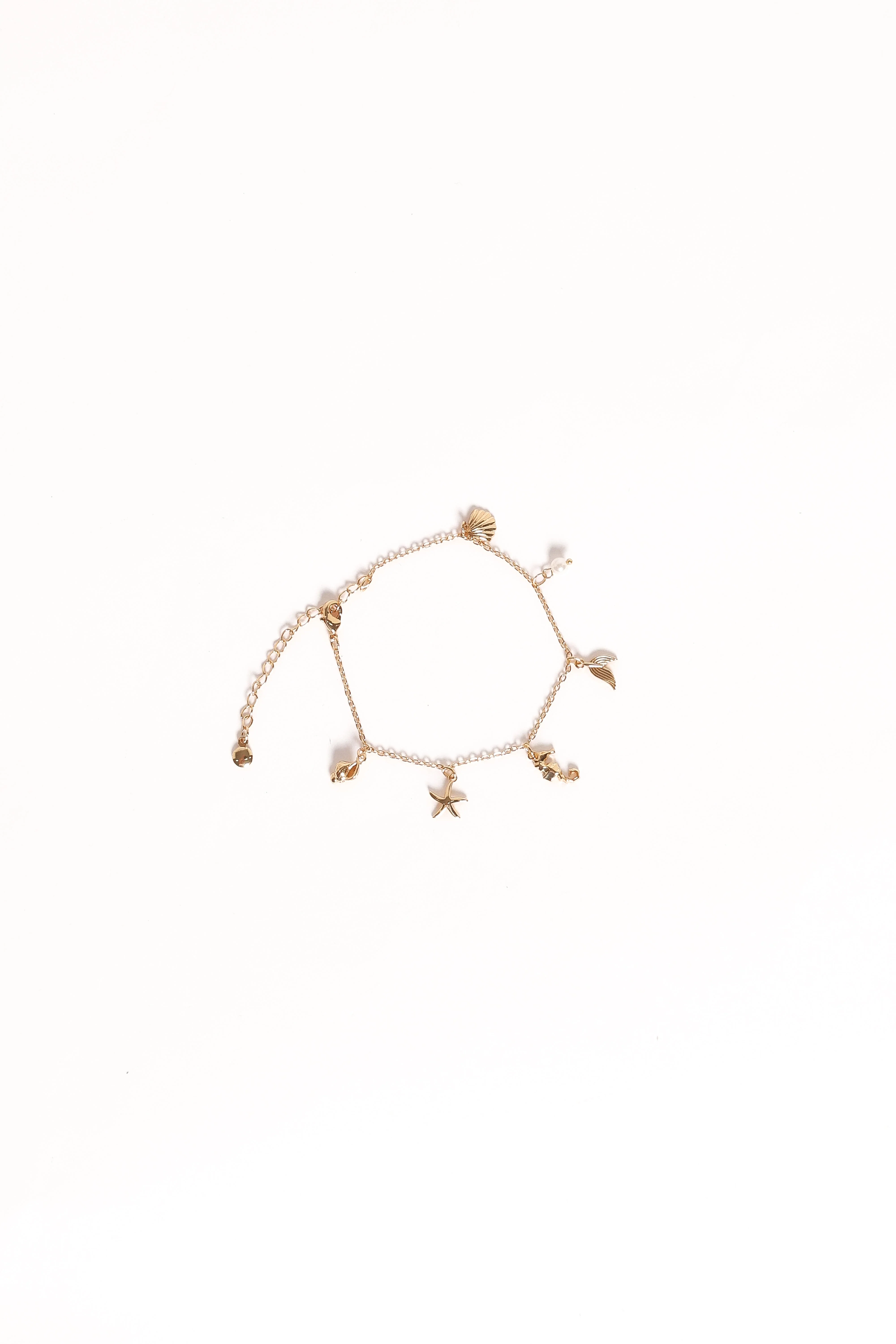 Alex Charm Bracelet - Gold