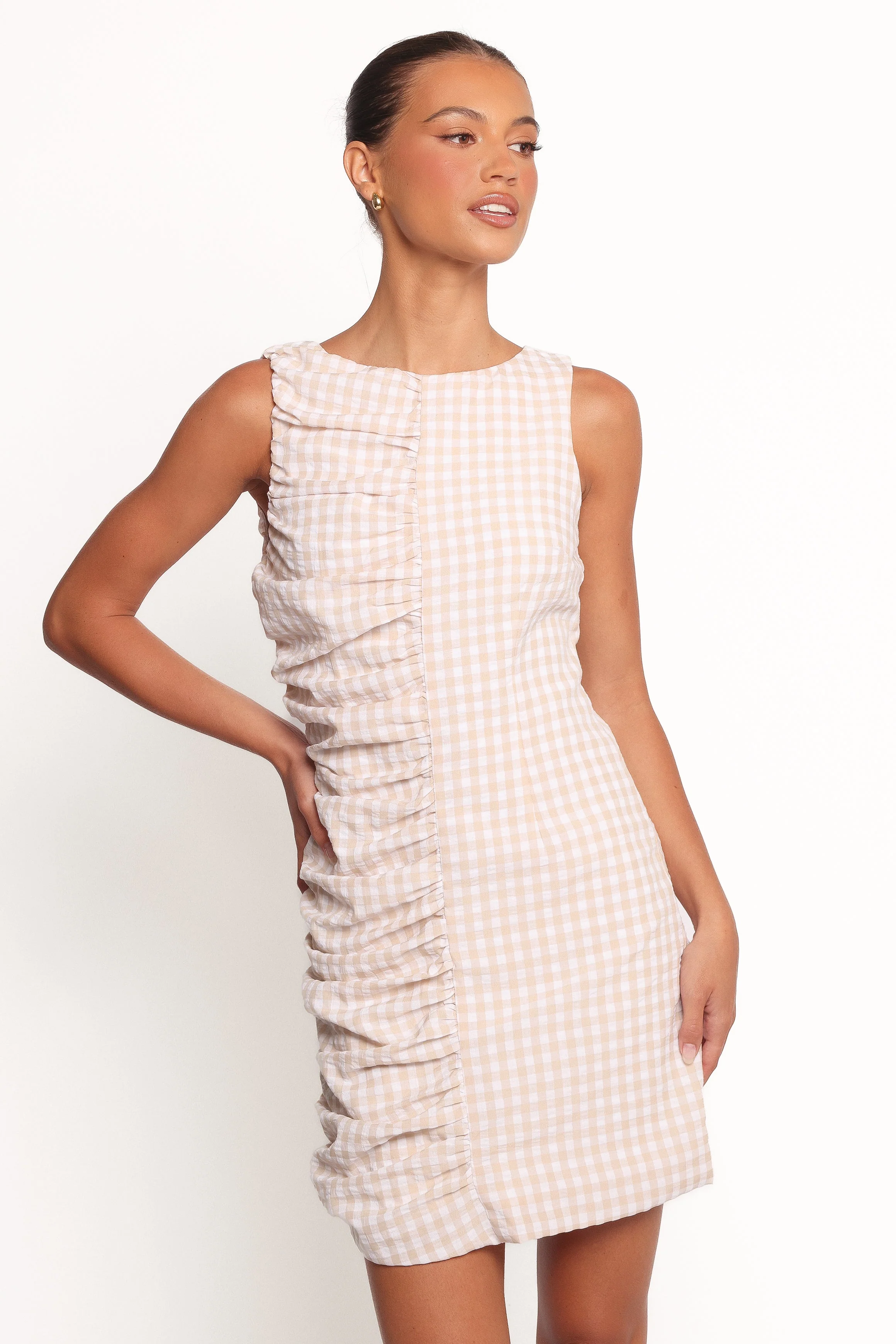 Catania Mini Dress - Beige