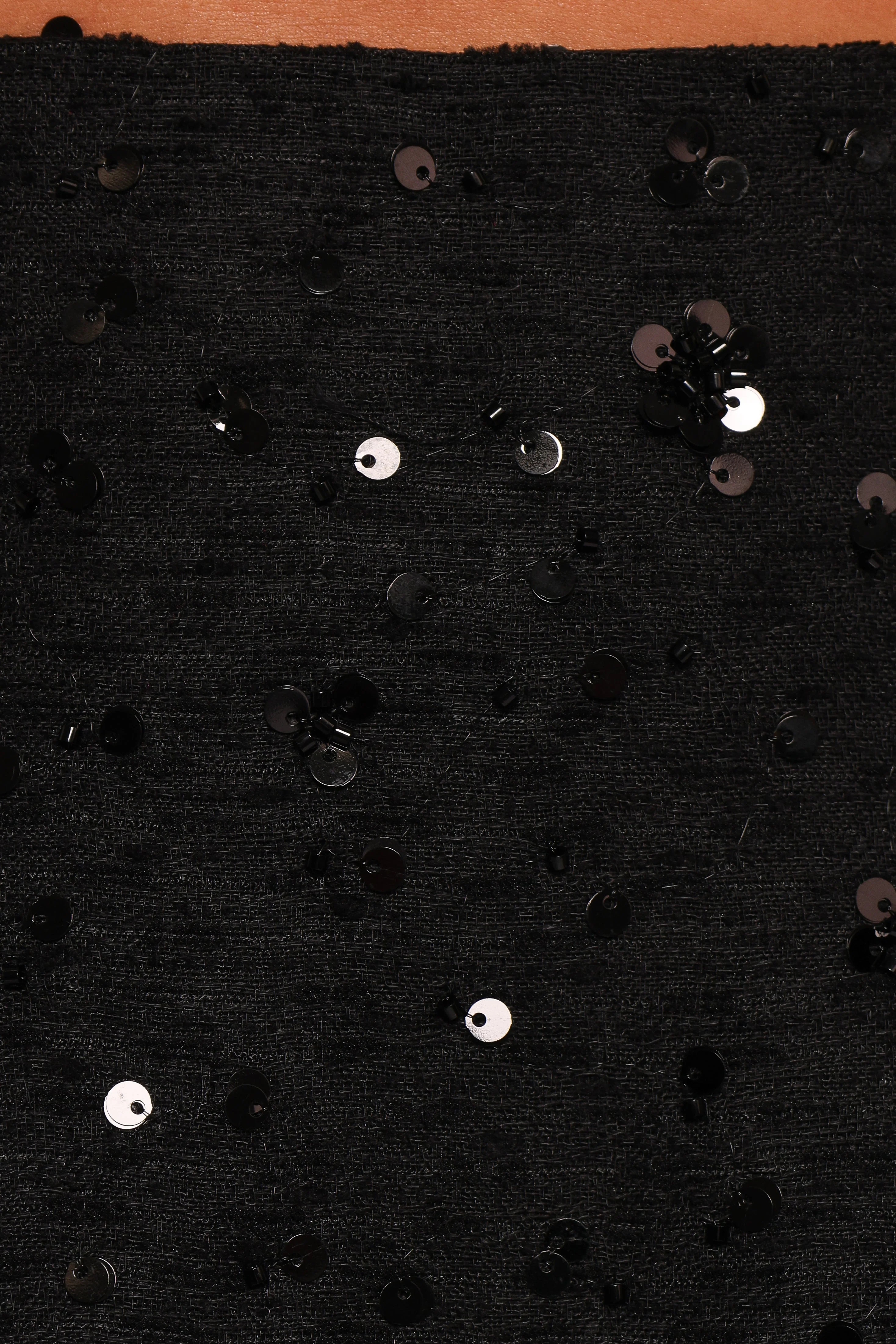 Shavvy Mini Skirt Set - Black