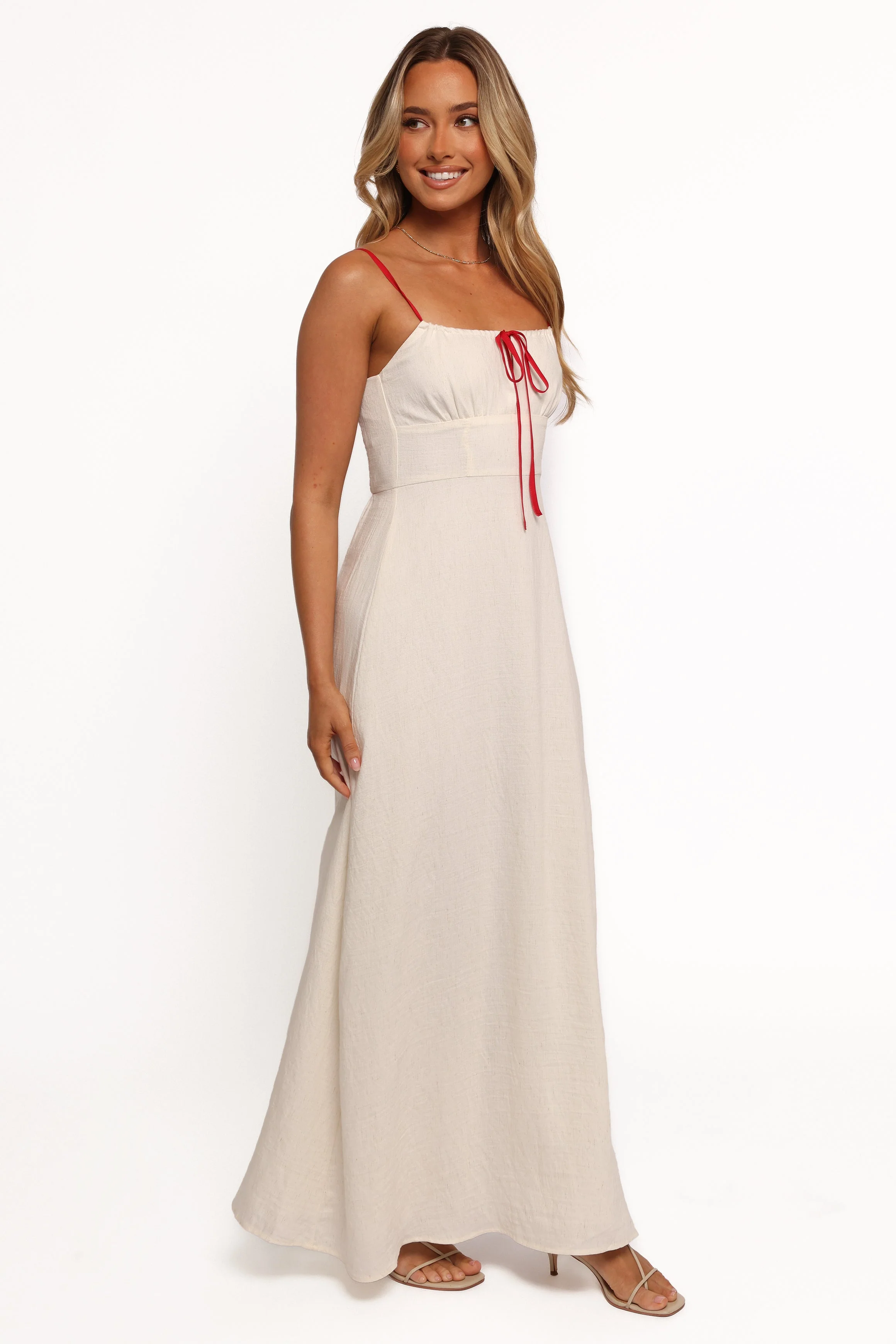 Gracie Midi Dress - Oatmeal