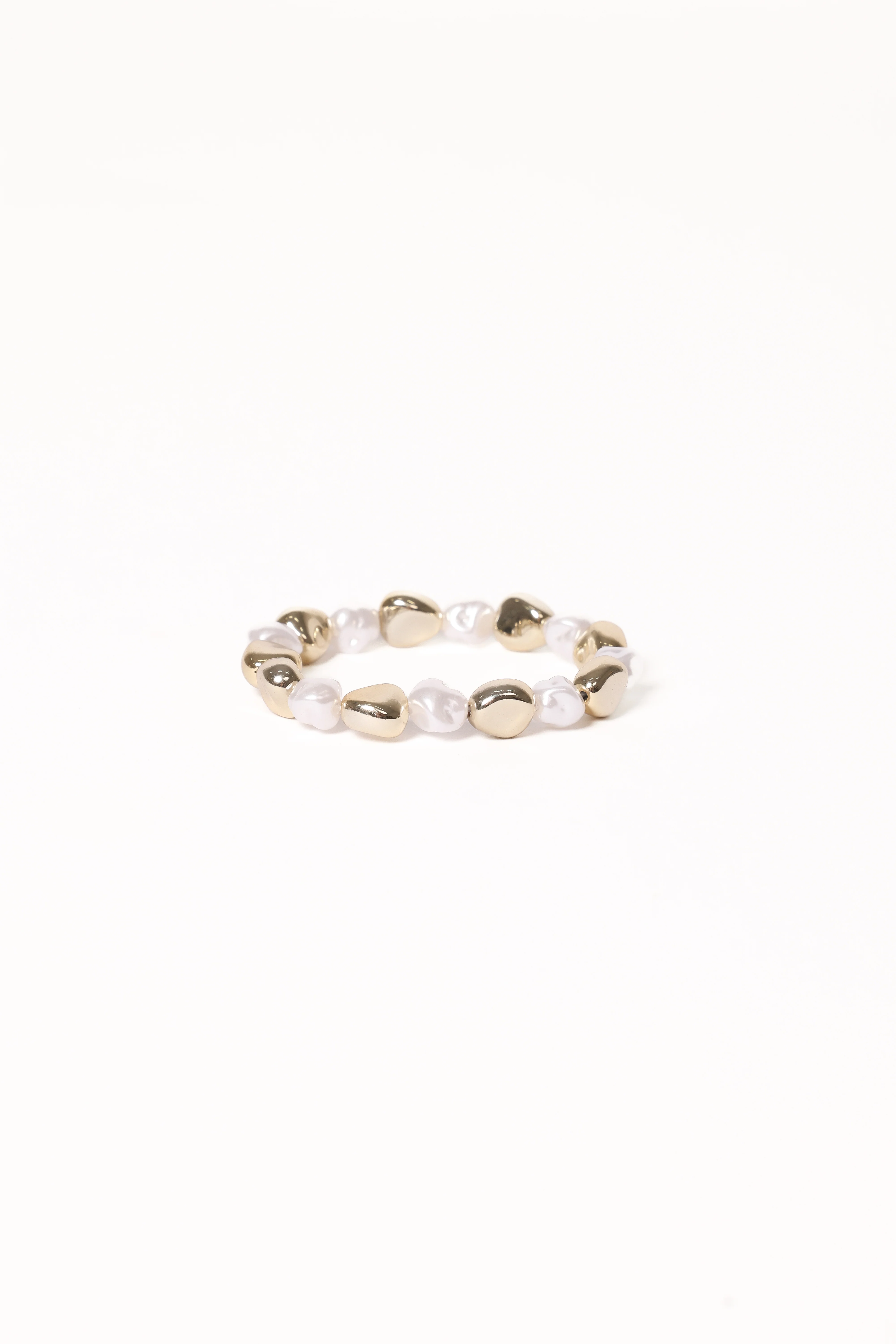 Phoenix Bracelet - Gold/Pearl