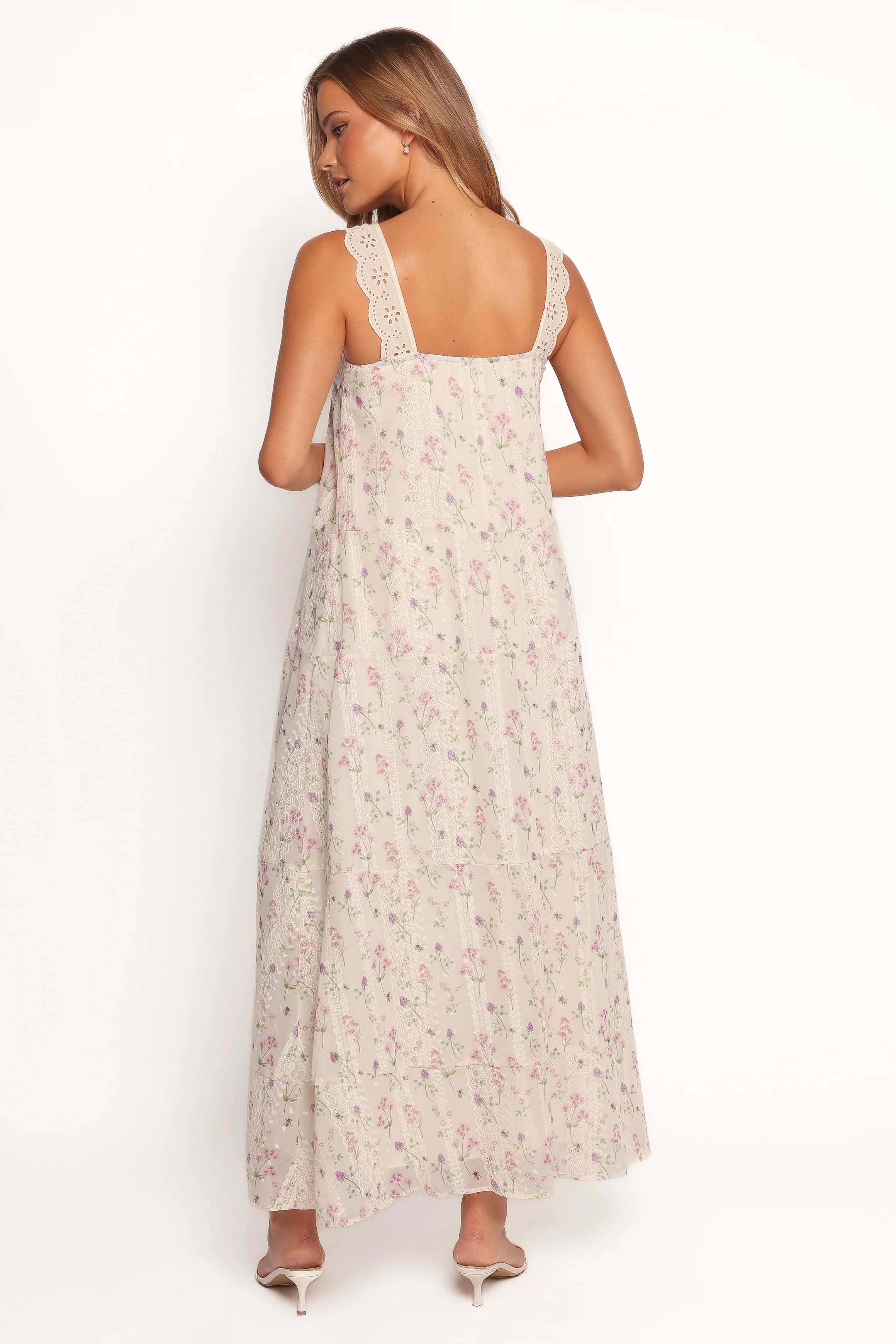 Caroline Maxi Dress - Pink Floral
