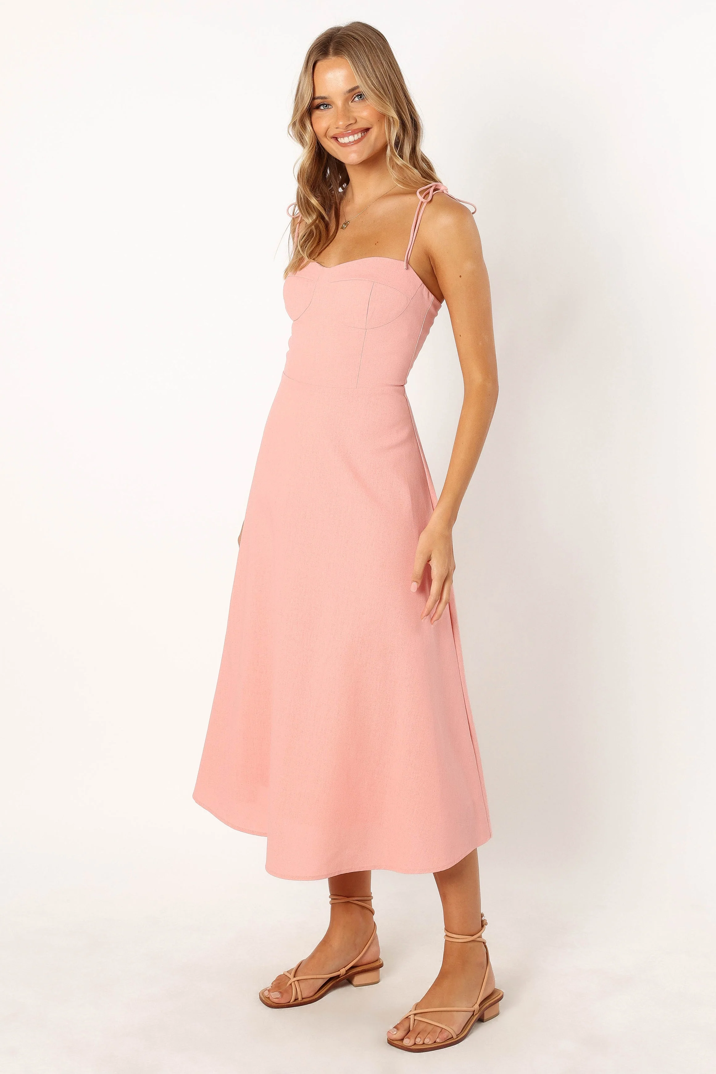 Remi Midi Dress - Soft Rose