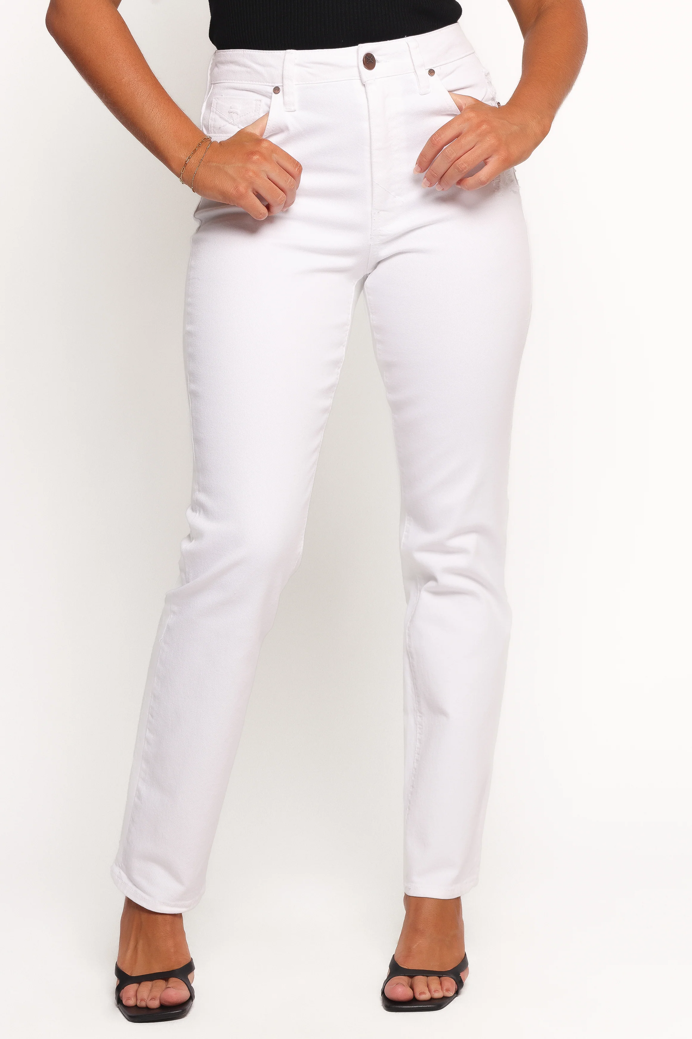 Willa High Rise Straight Leg Jeans - Halo