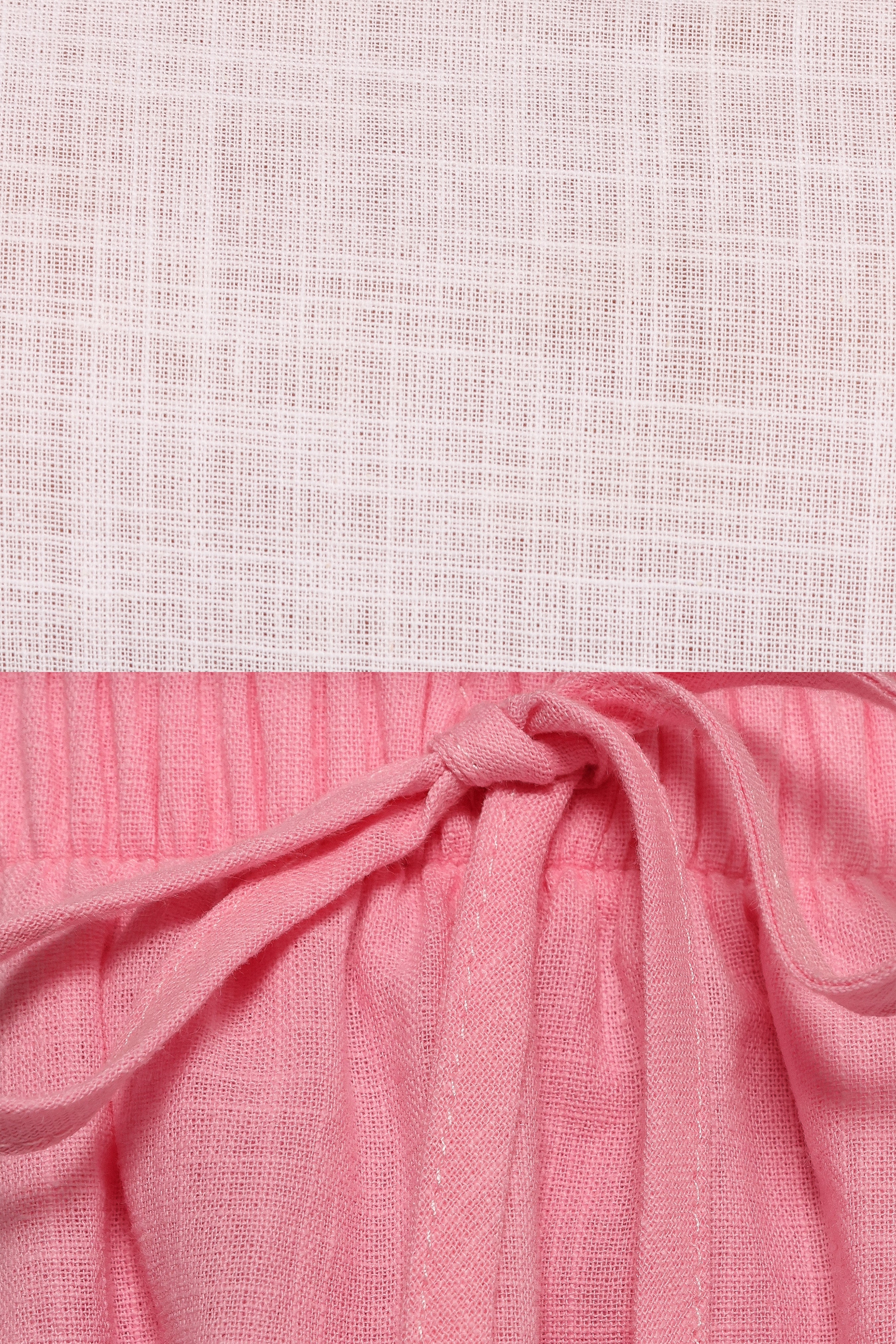 Simone Skirt Set - White Pink