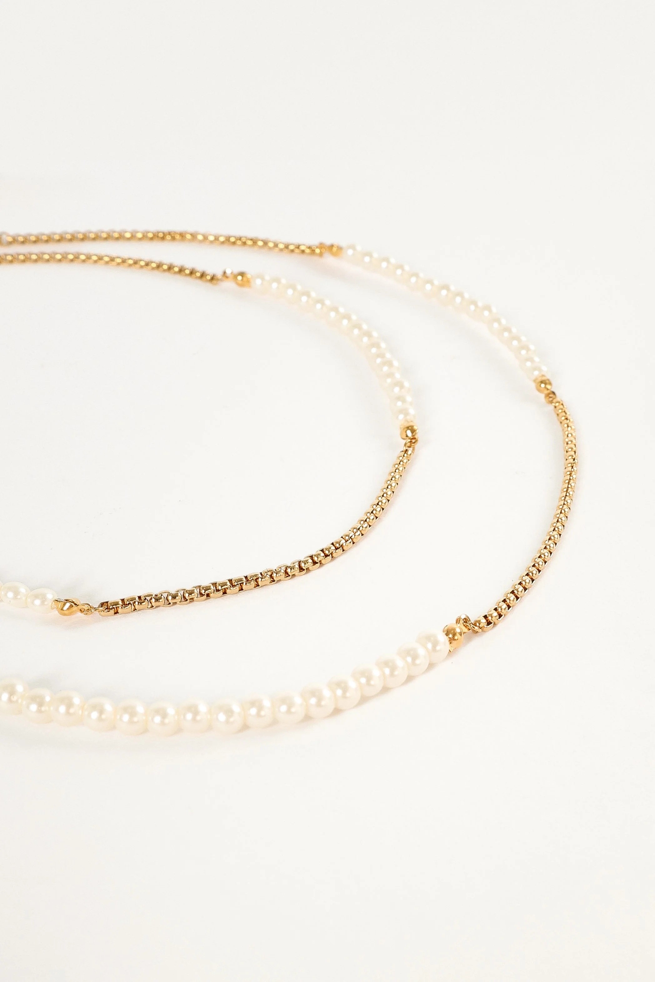 Remi Pearl Necklace - Gold