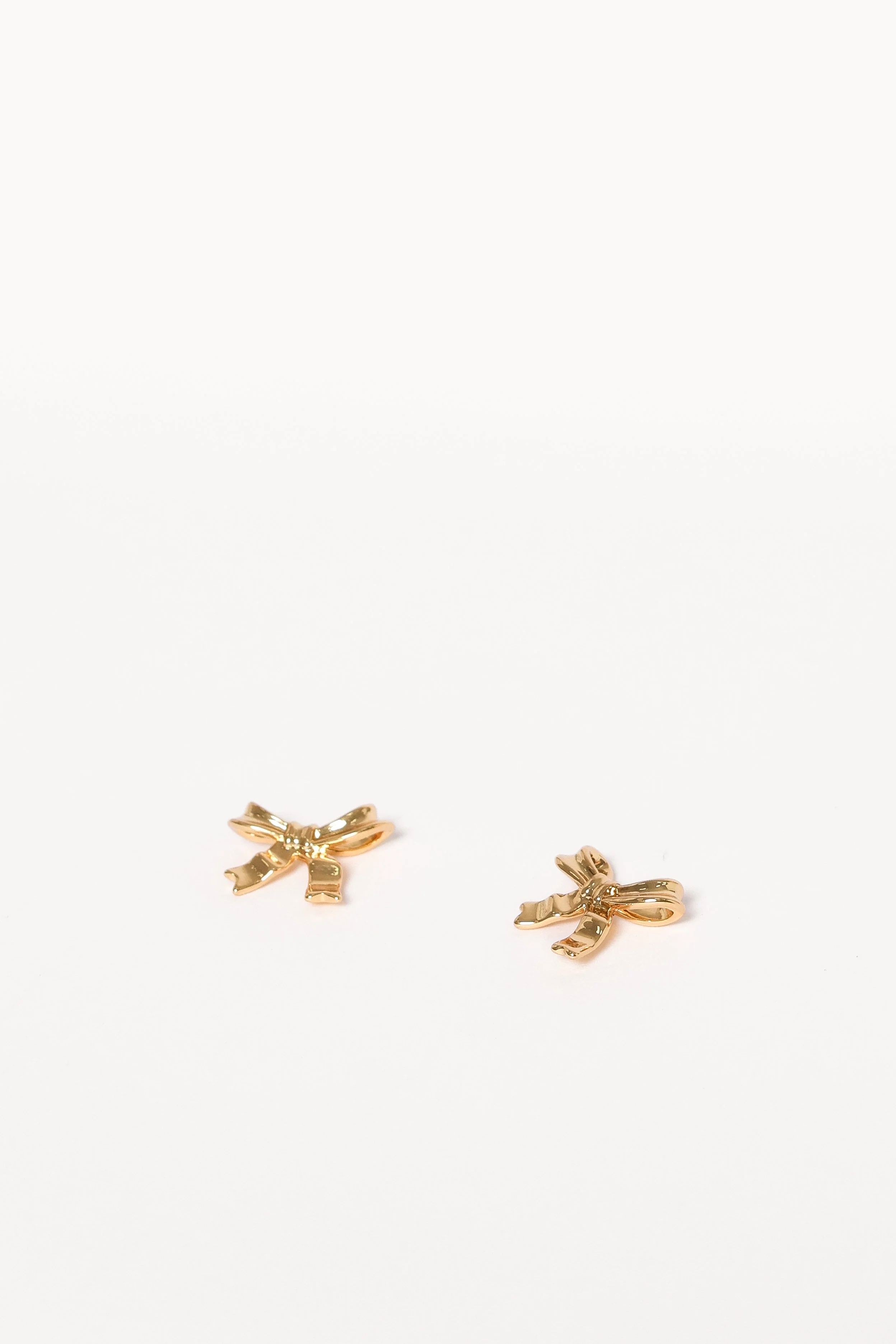 Myra Bow Earrings - Gold