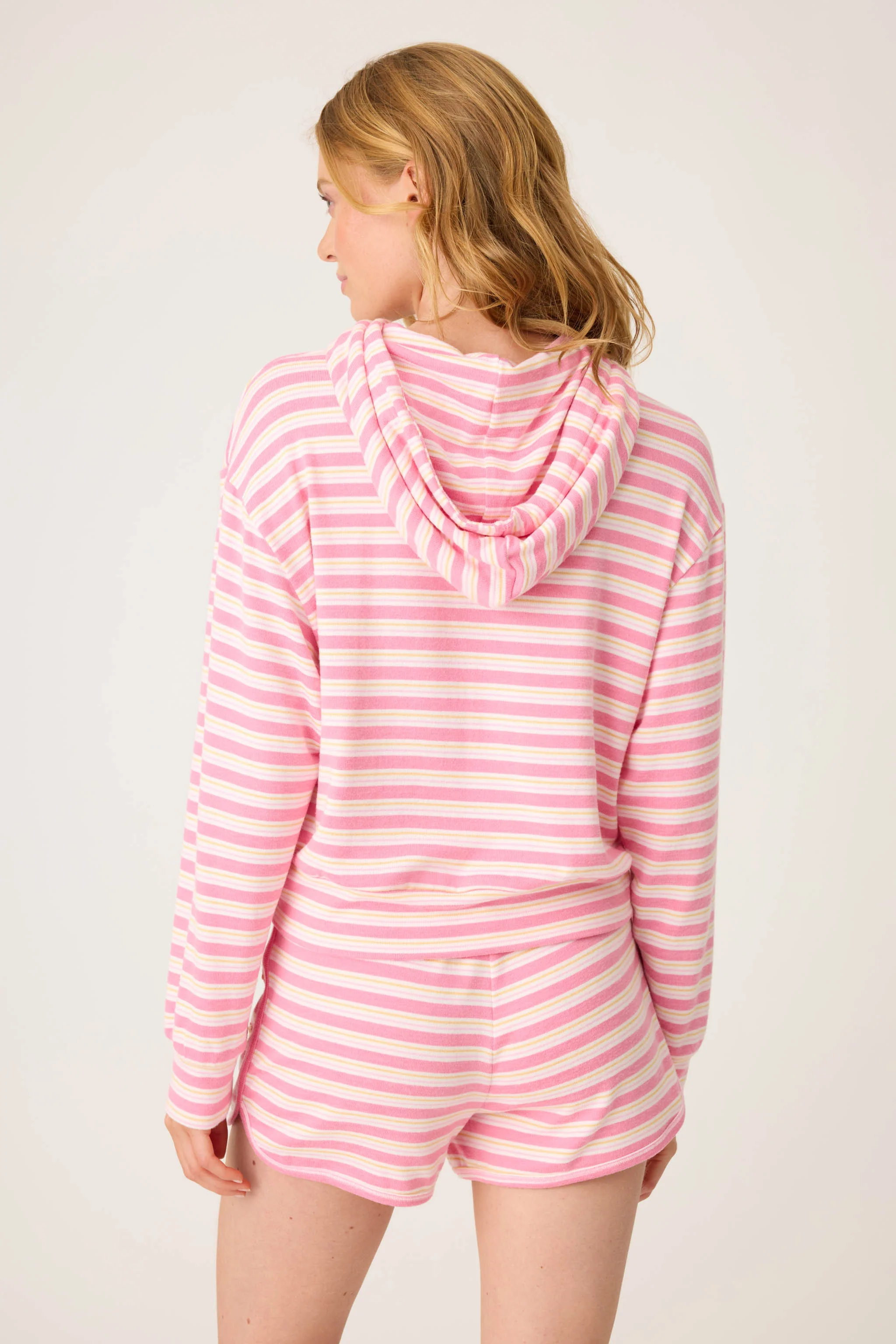 Tini Time Striped Hoodie