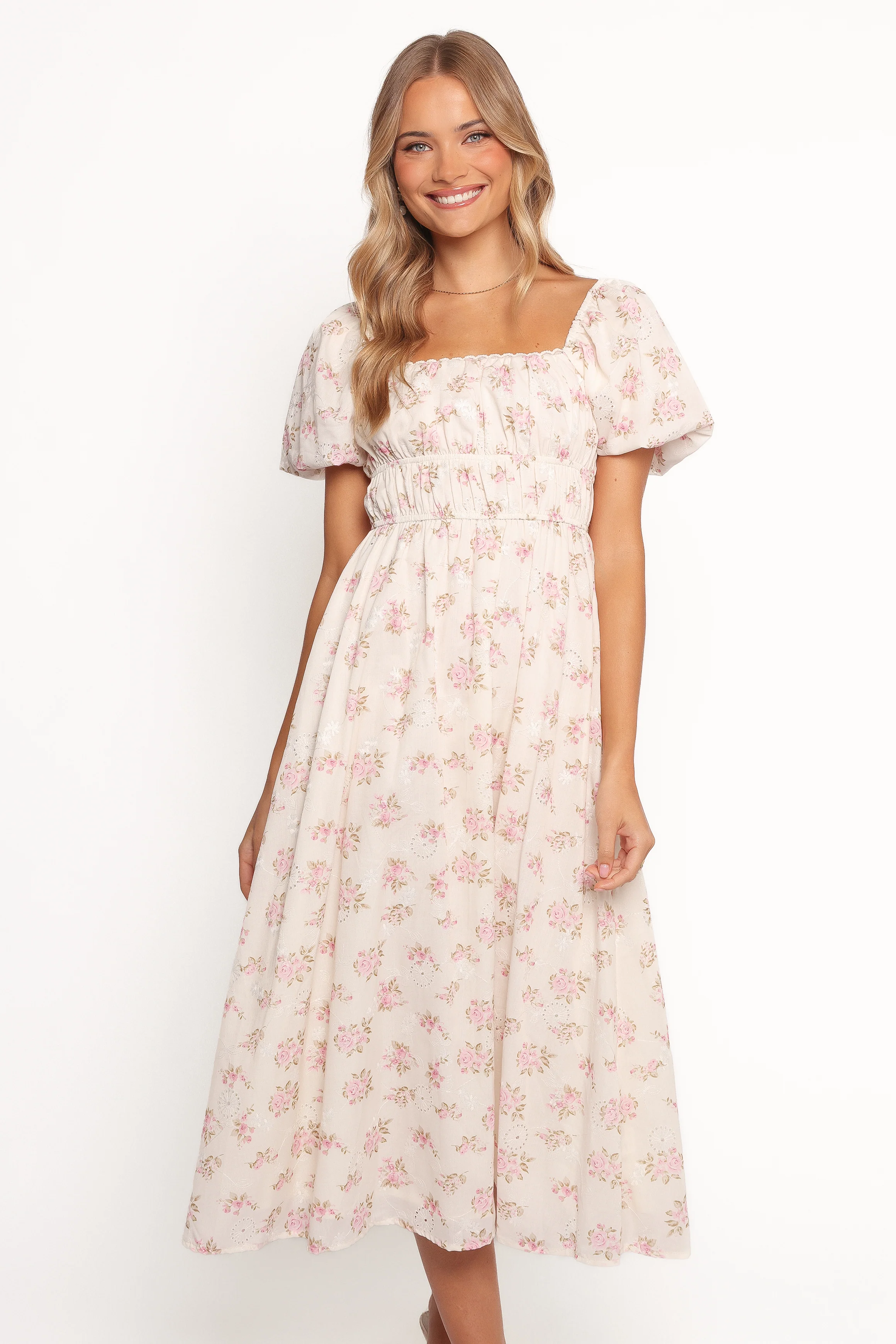 Eowyn Maxi Dress - Ivory Pink