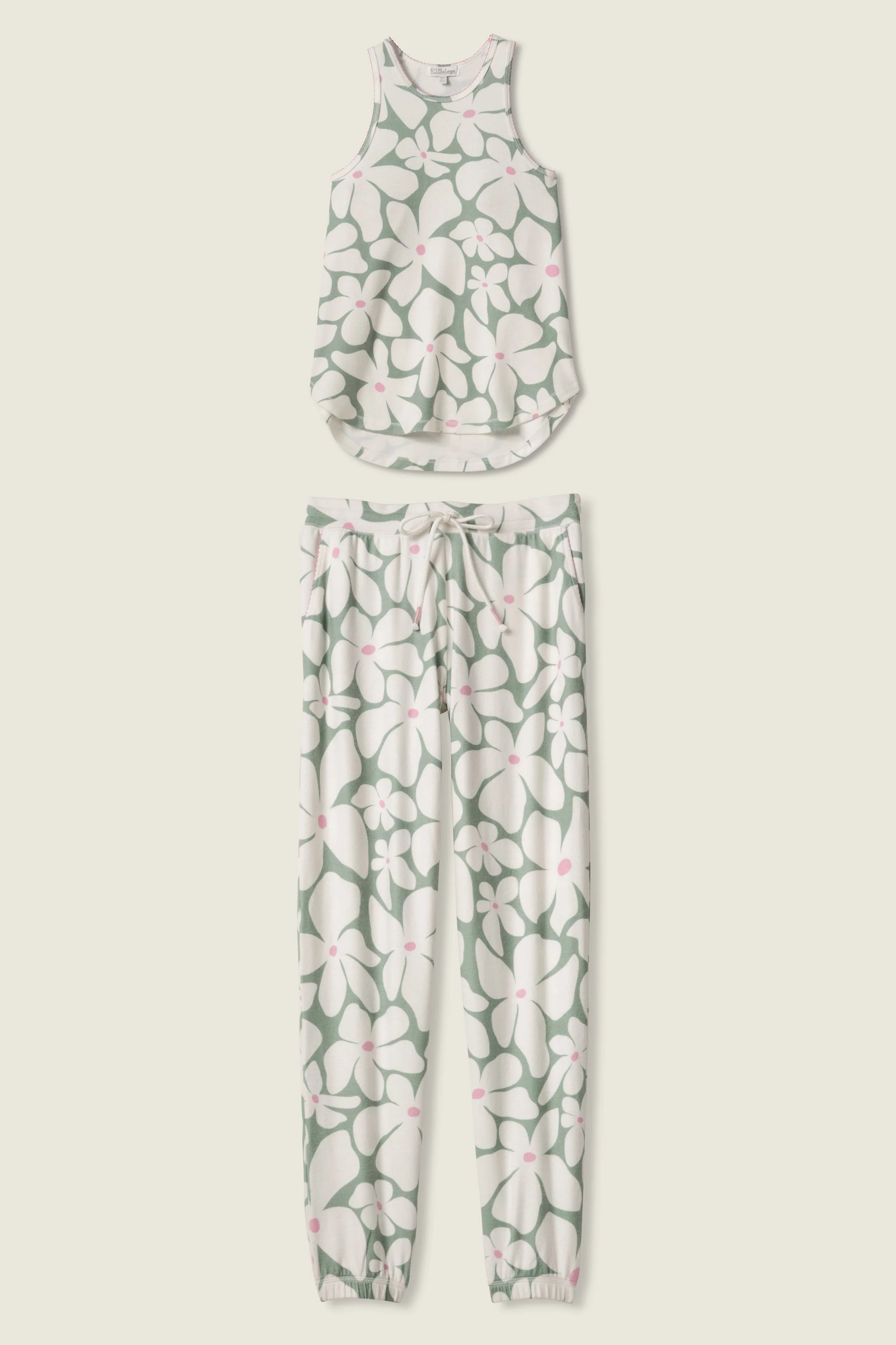 Wish You Were Here Floral Racerback PJ Set