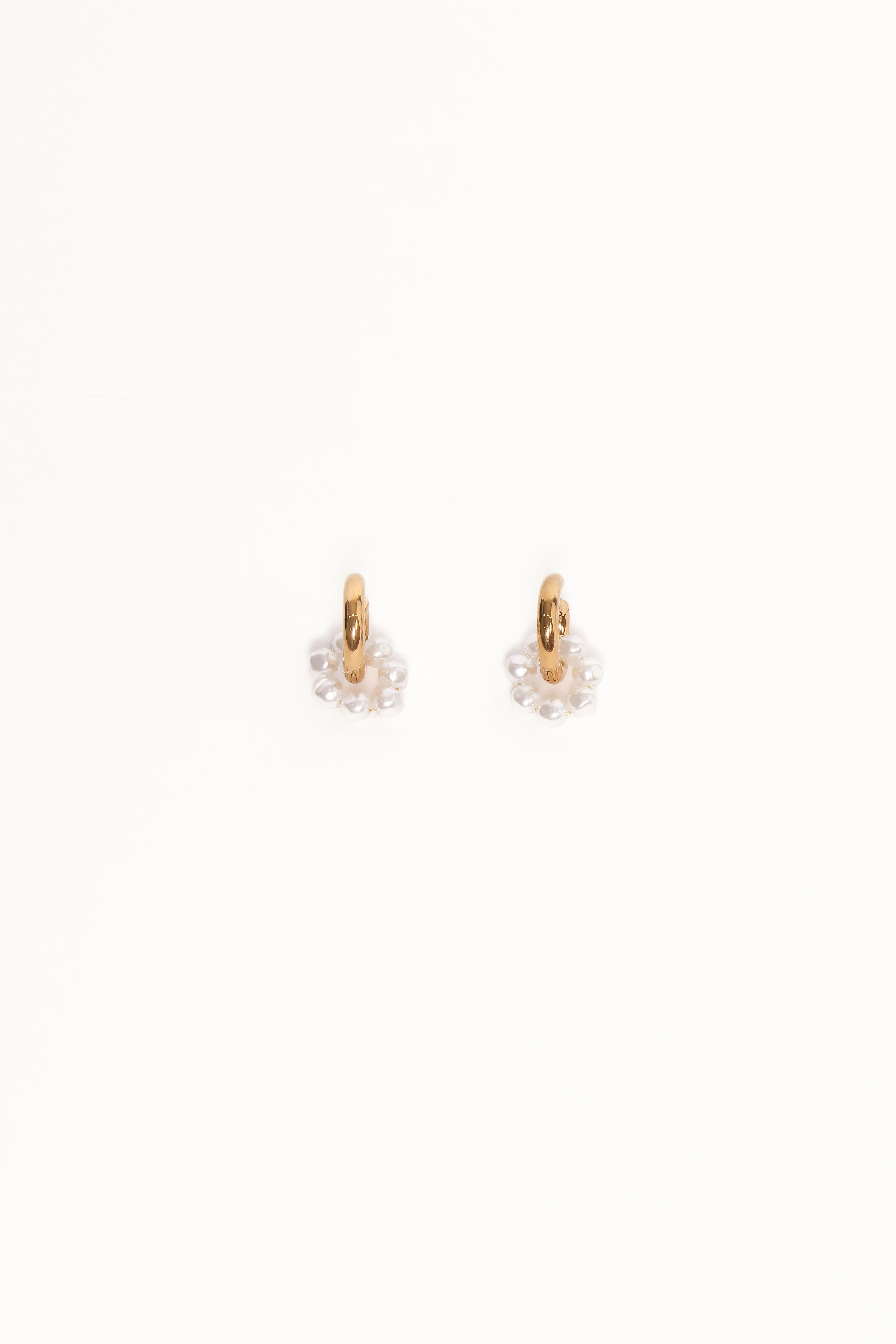 Cheri Earrings - Gold/Pearl
