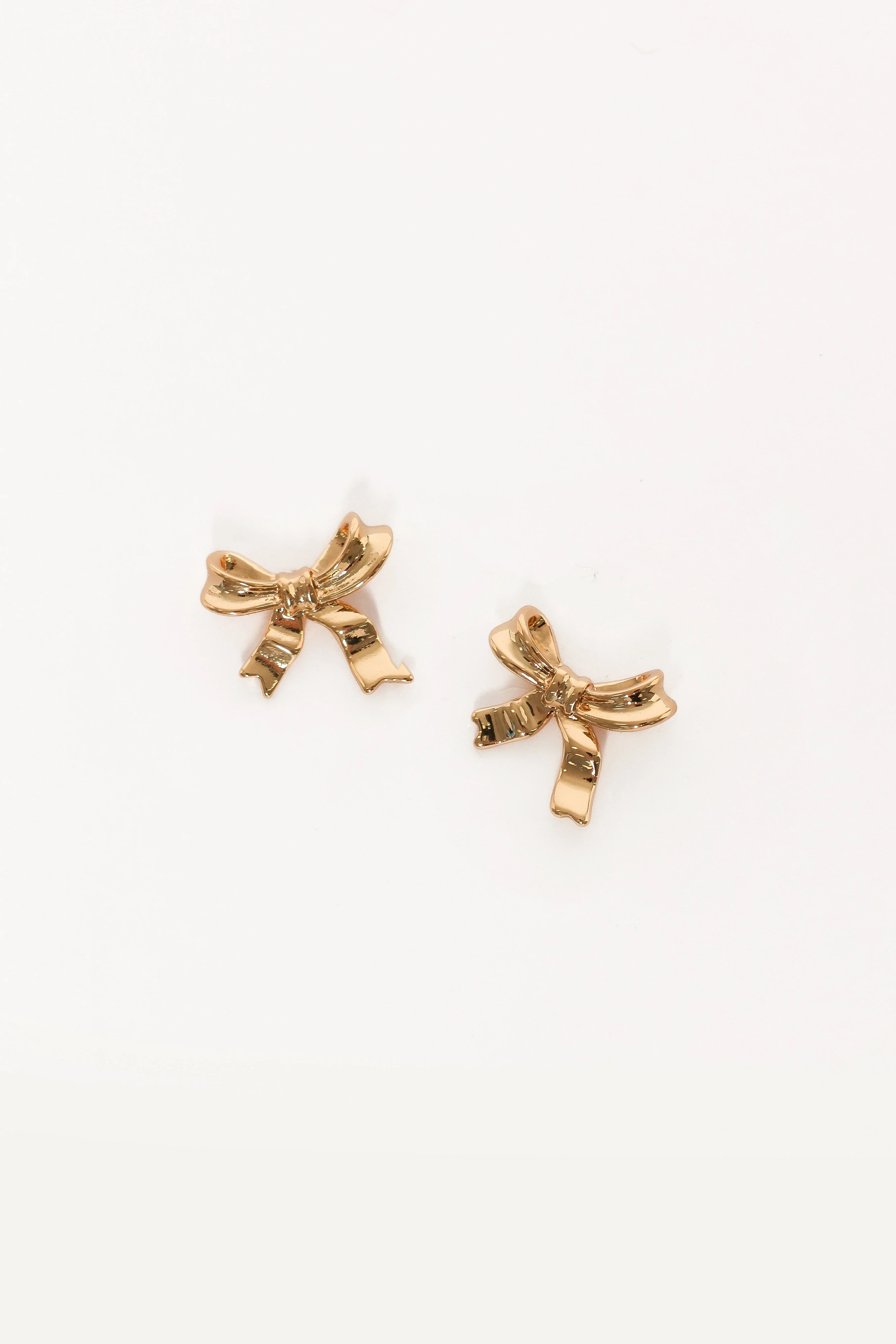 Myra Bow Earrings - Gold