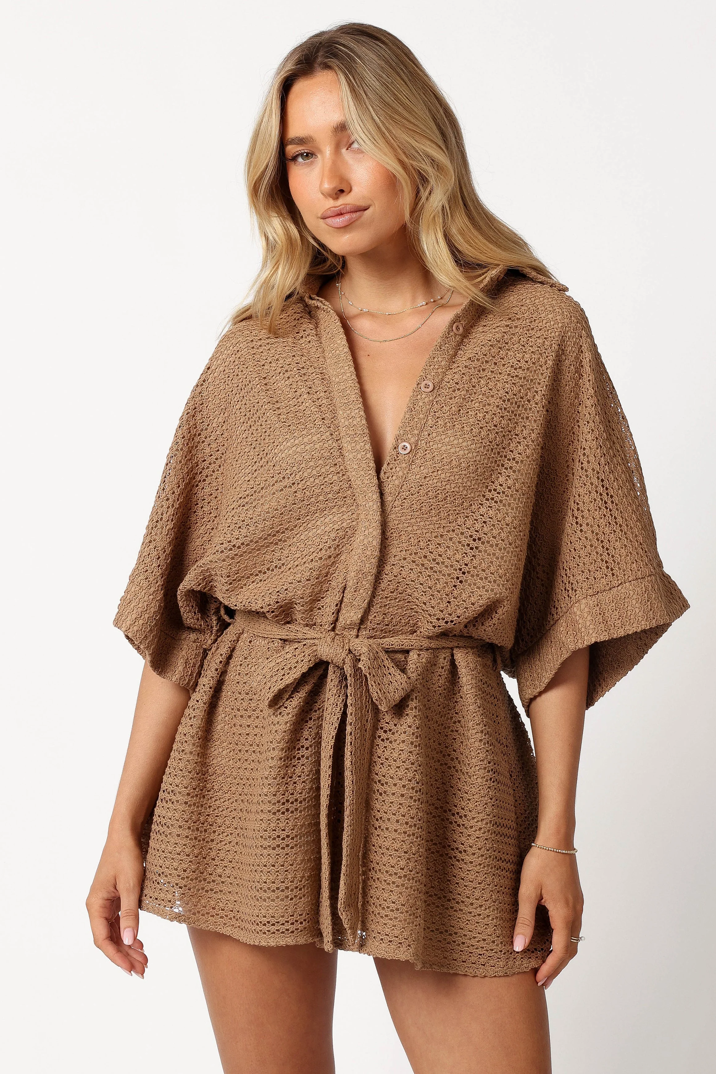 Culpo Romper - Mocha