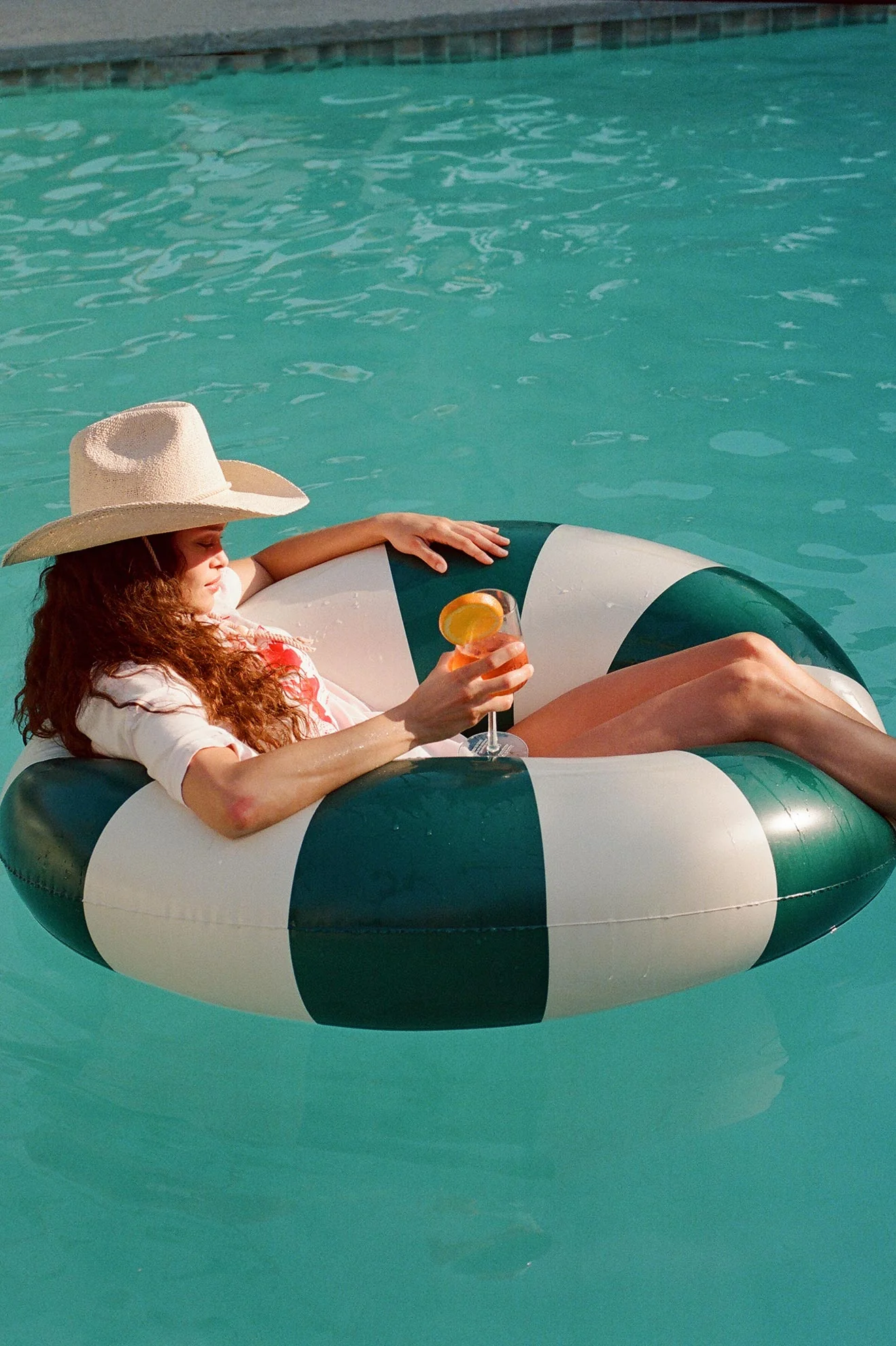 Austin Straw Cowboy Hat - Bone