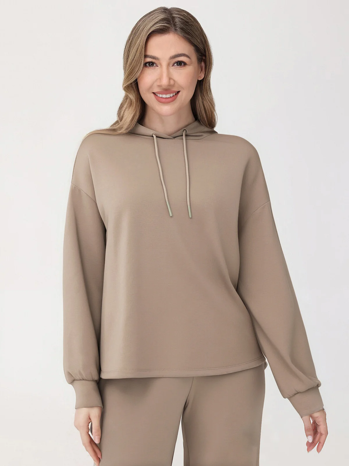 Drawstring Long Sleeve Hoodie