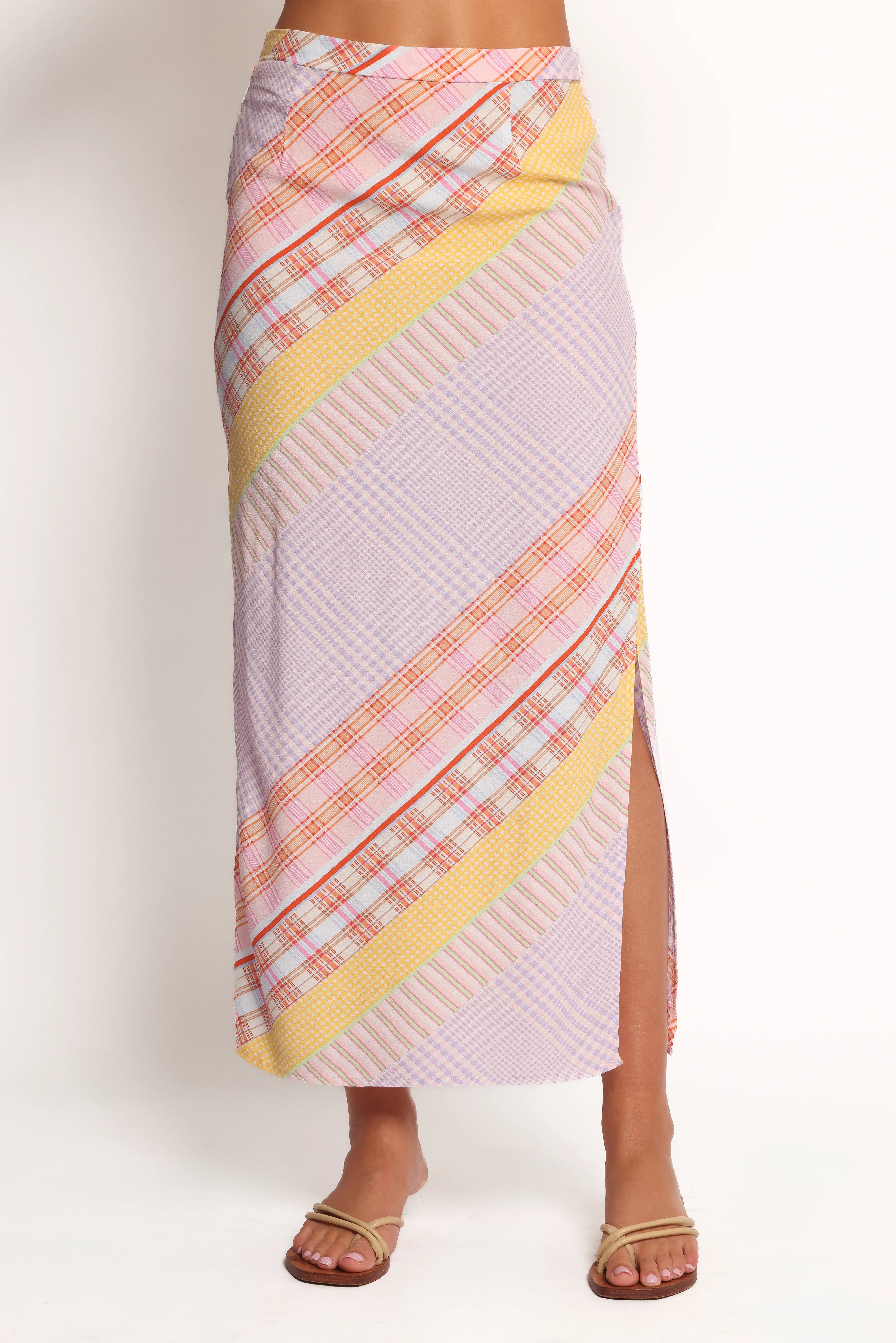 Riven Skirt Set - Pink Plaid