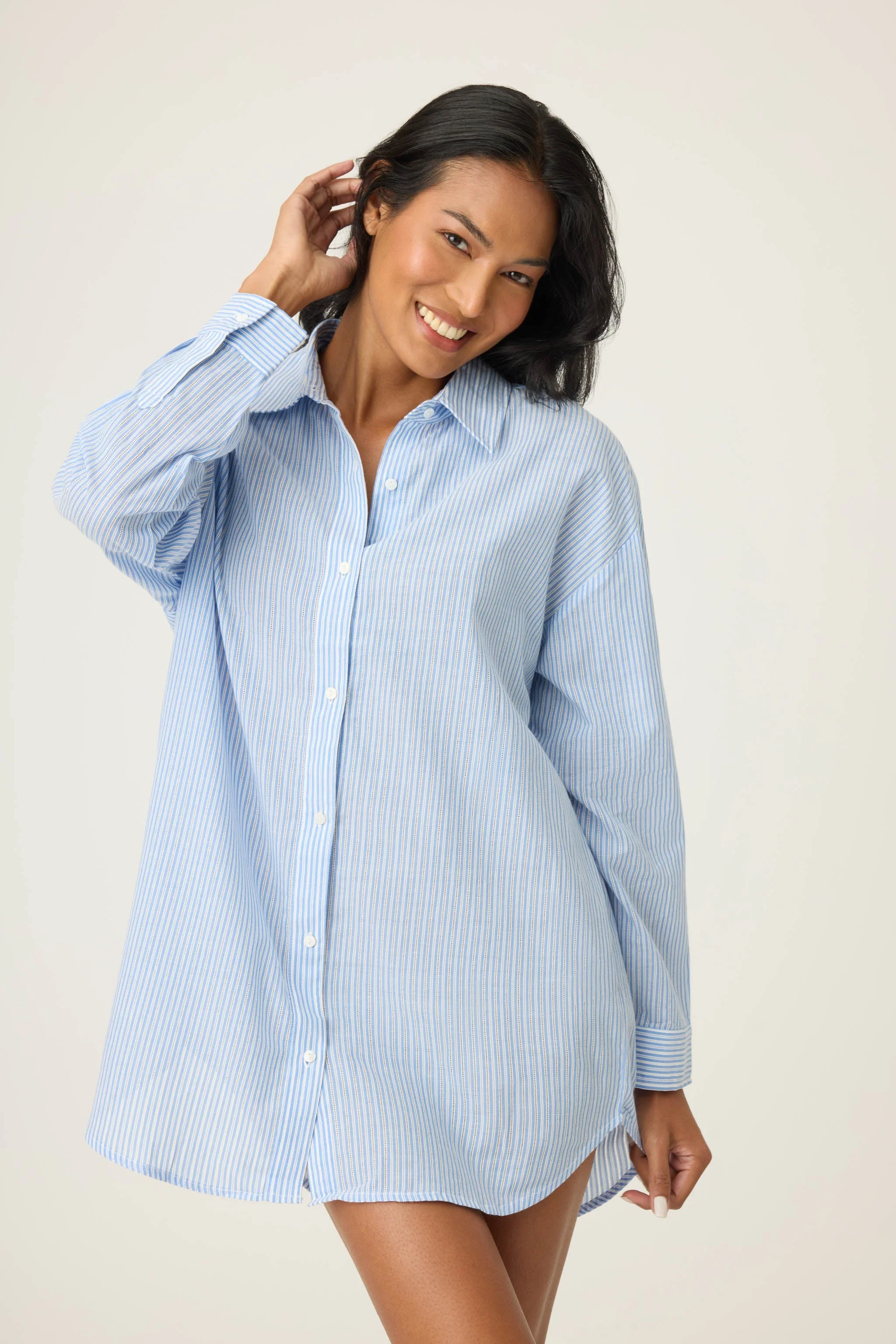 Dainty Daisy Long Sleeve Night Shirt