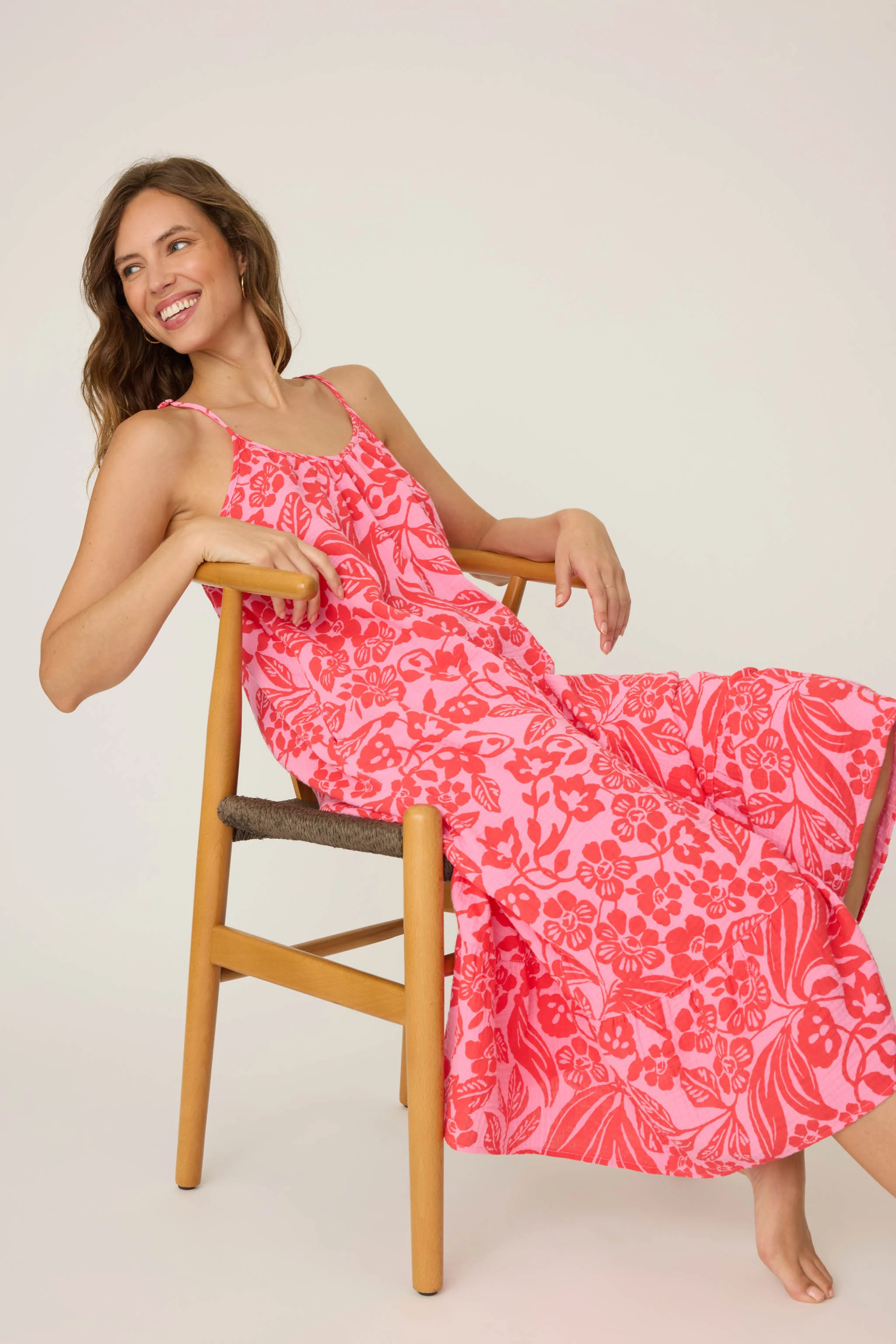 Bali Bay Floral Maxi Dress