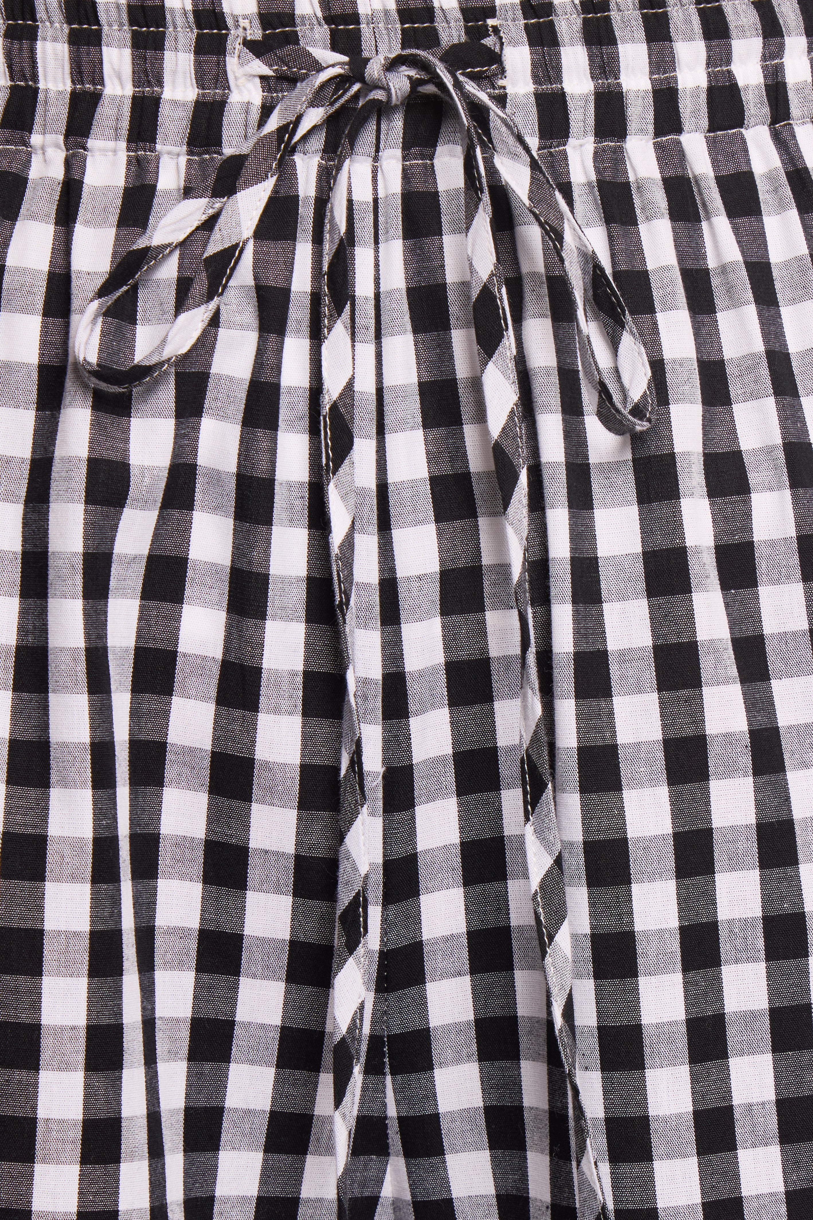 Marina Pant - Black Gingham