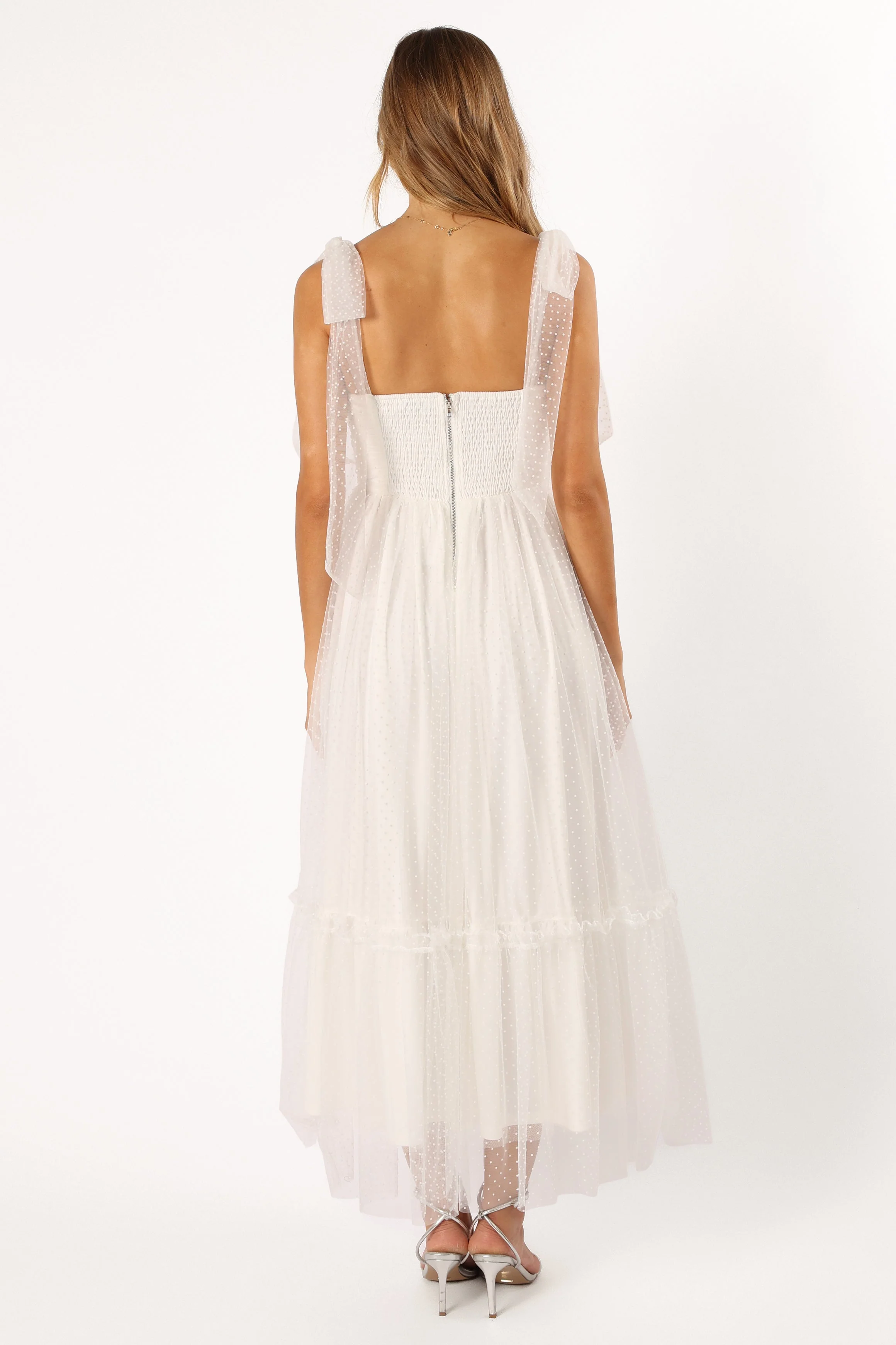 Floret Midi Dress - Off White