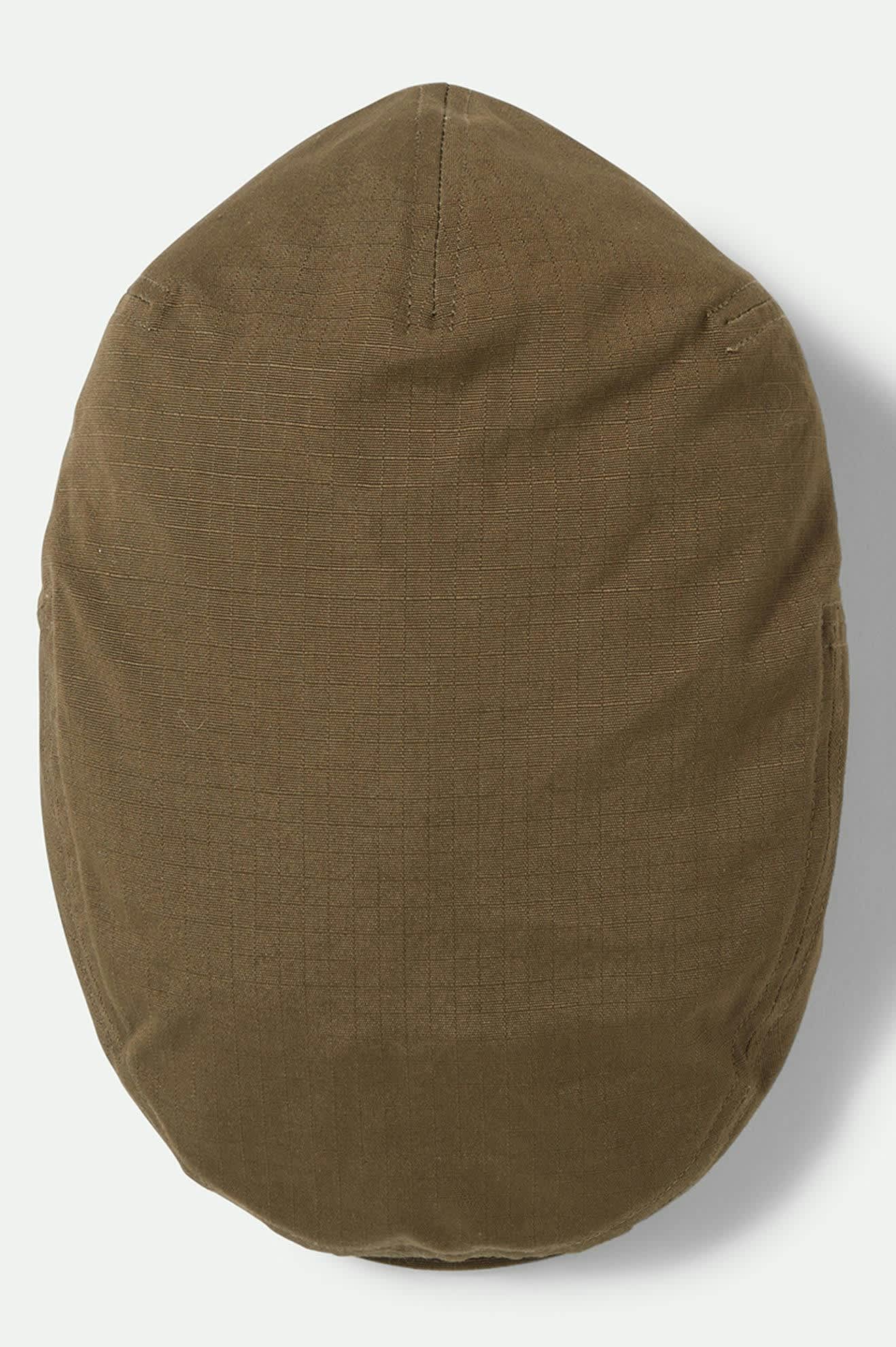 Hooligan Lightweight Flat Cap - Ivy Green Ripstop