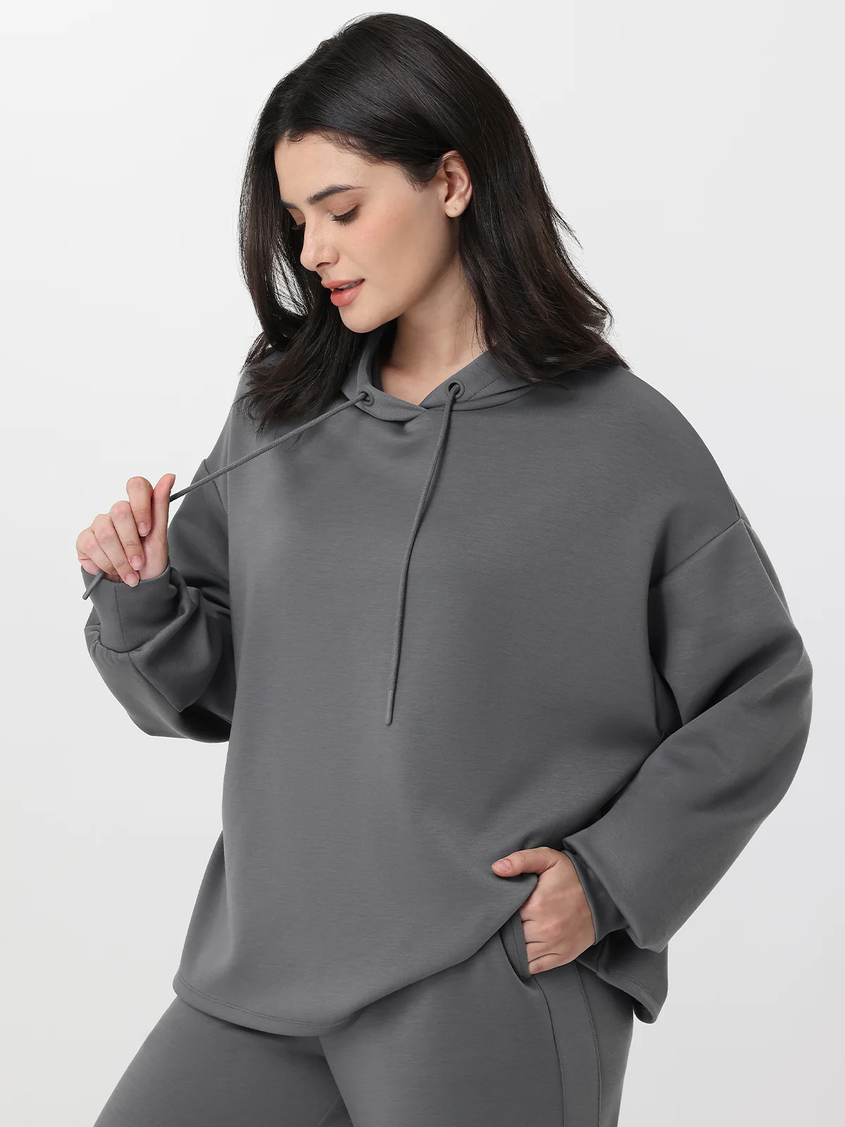 Drawstring Long Sleeve Hoodie