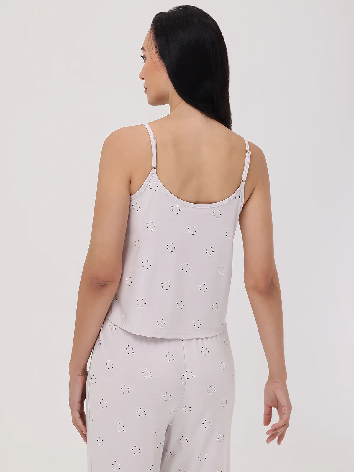 Pointelle Flower Cami