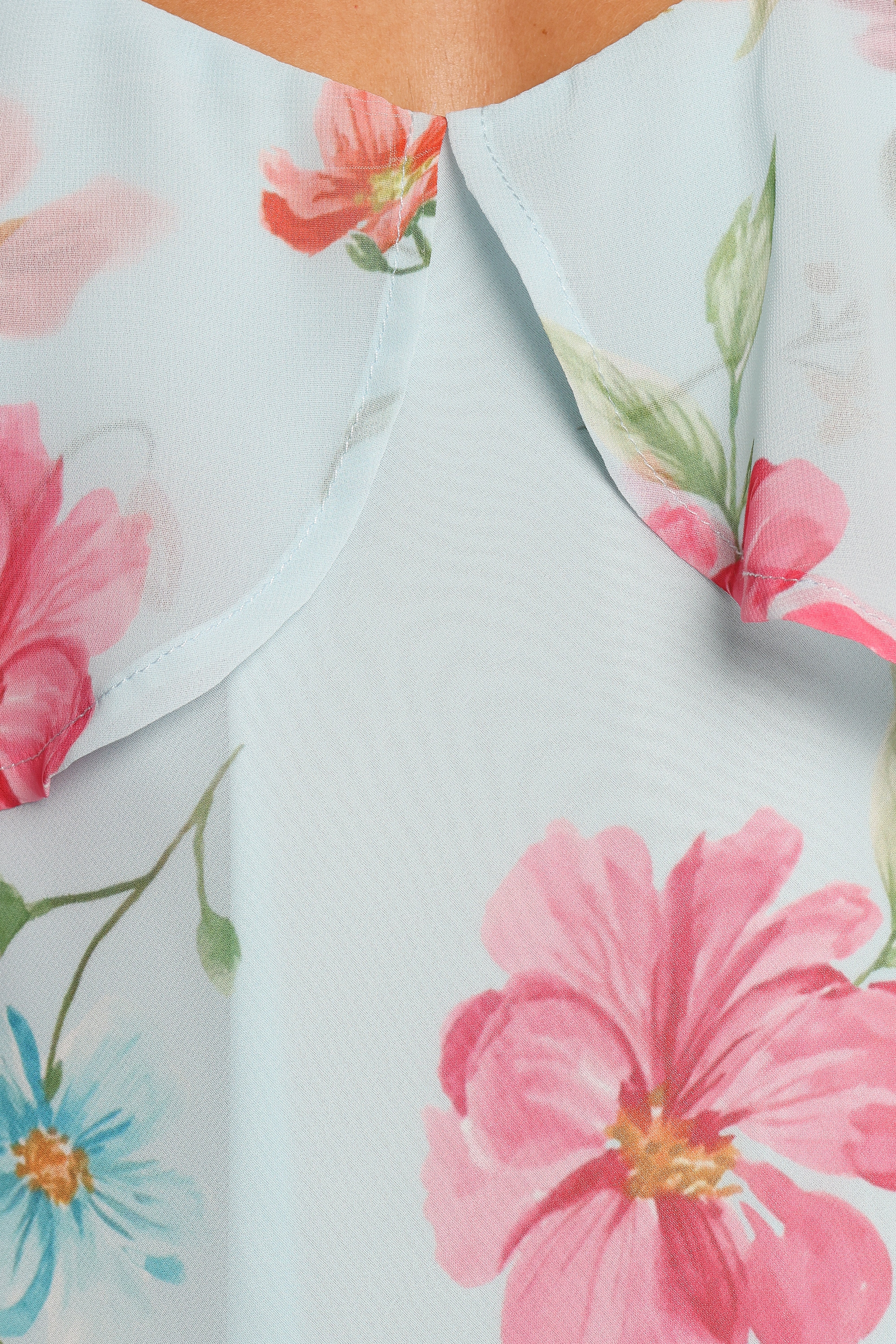 Valeria Skirt Set - Blue Floral