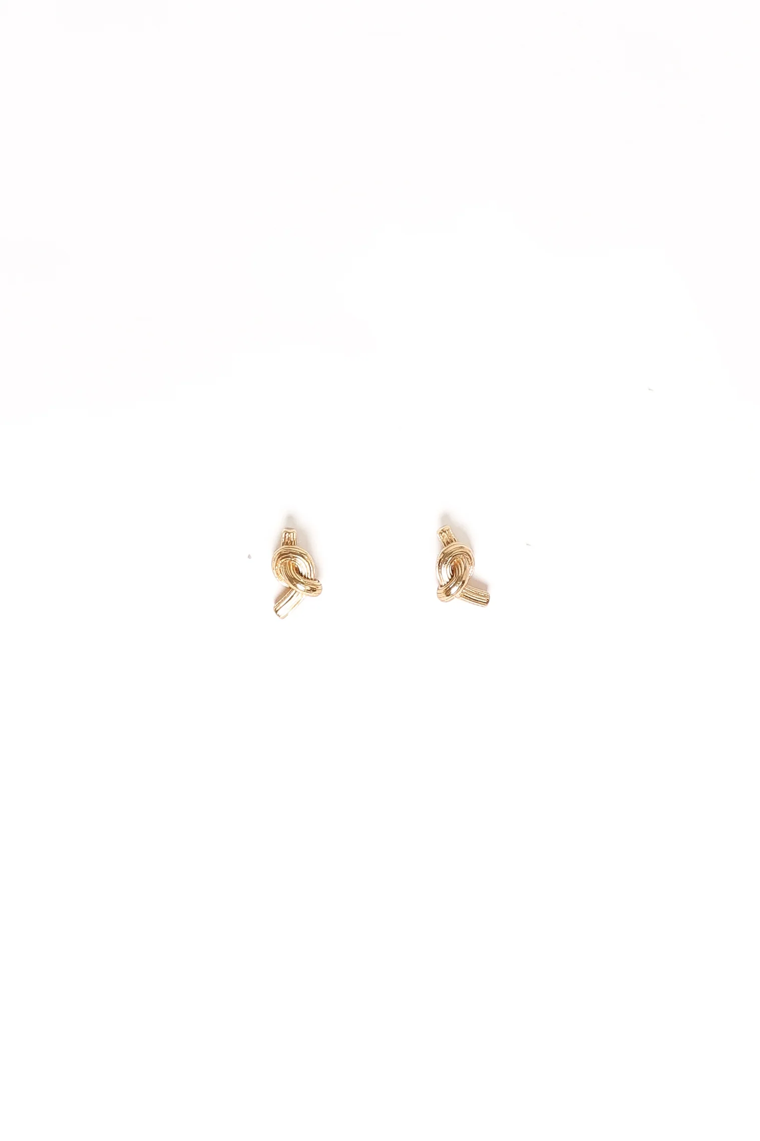 Dakota Knot Earrings - Gold