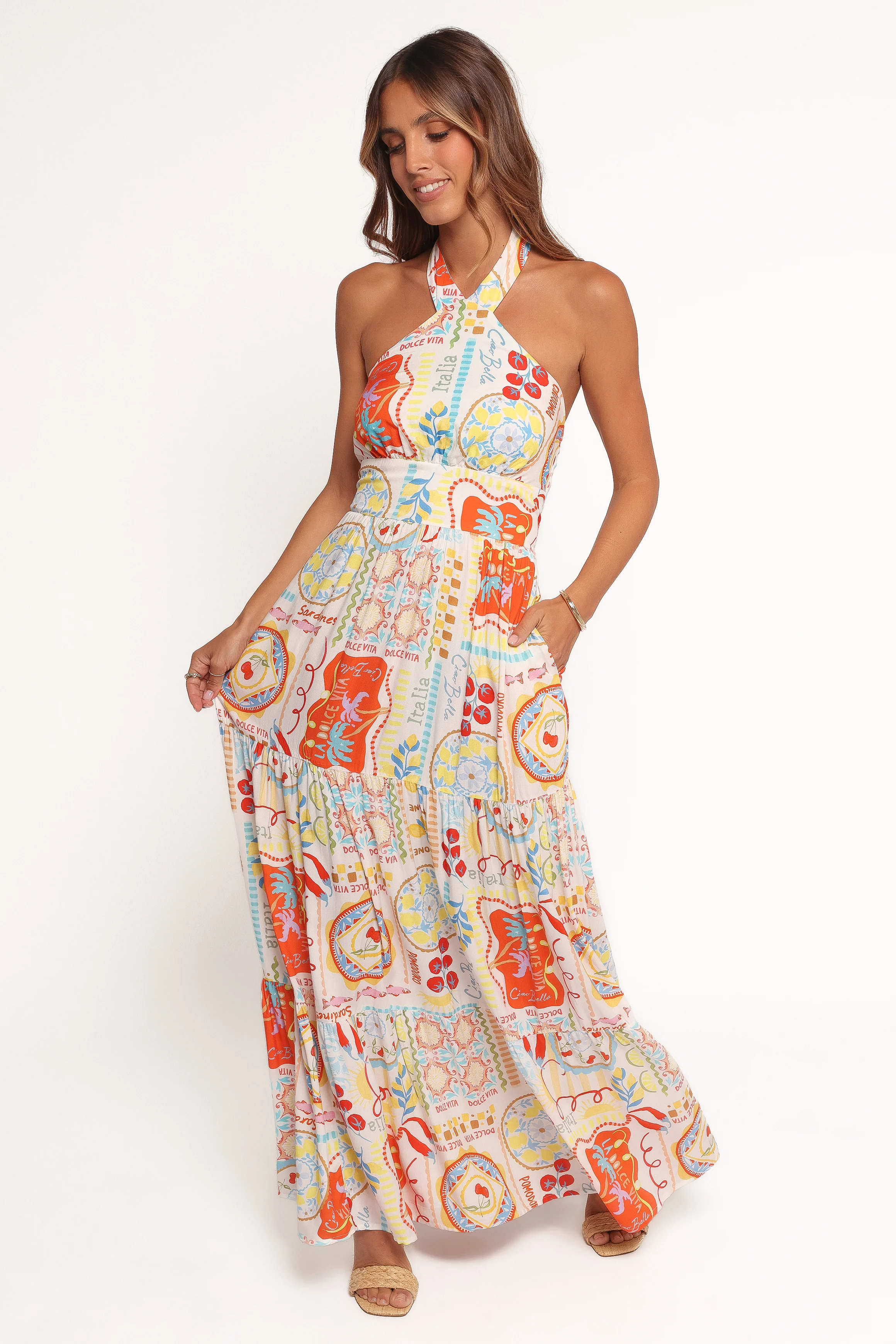 Jelena Maxi Dress - Aelia Print